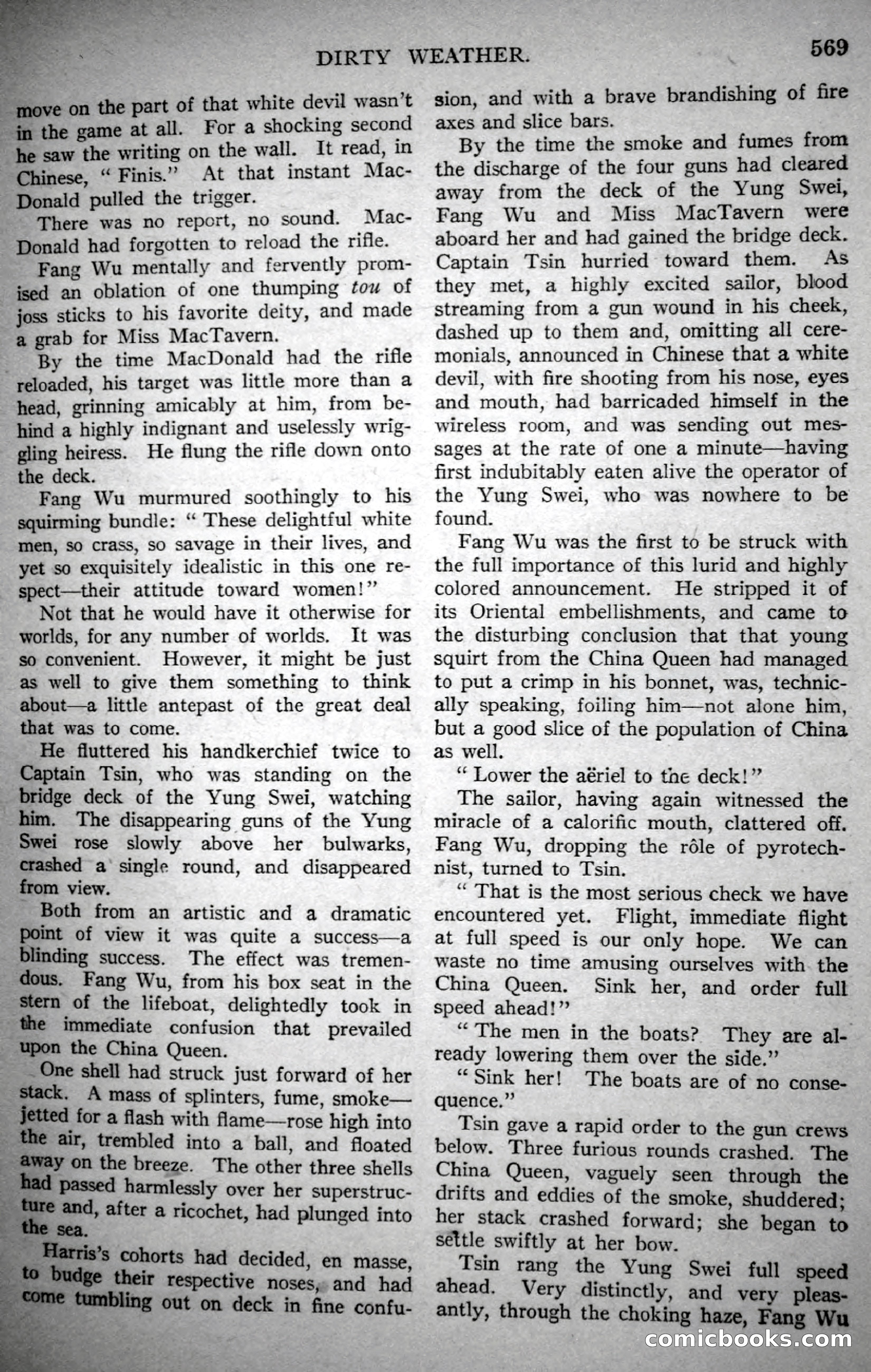 Argosy All-Story Weekly, October 21, 1922 — page 99 of 176