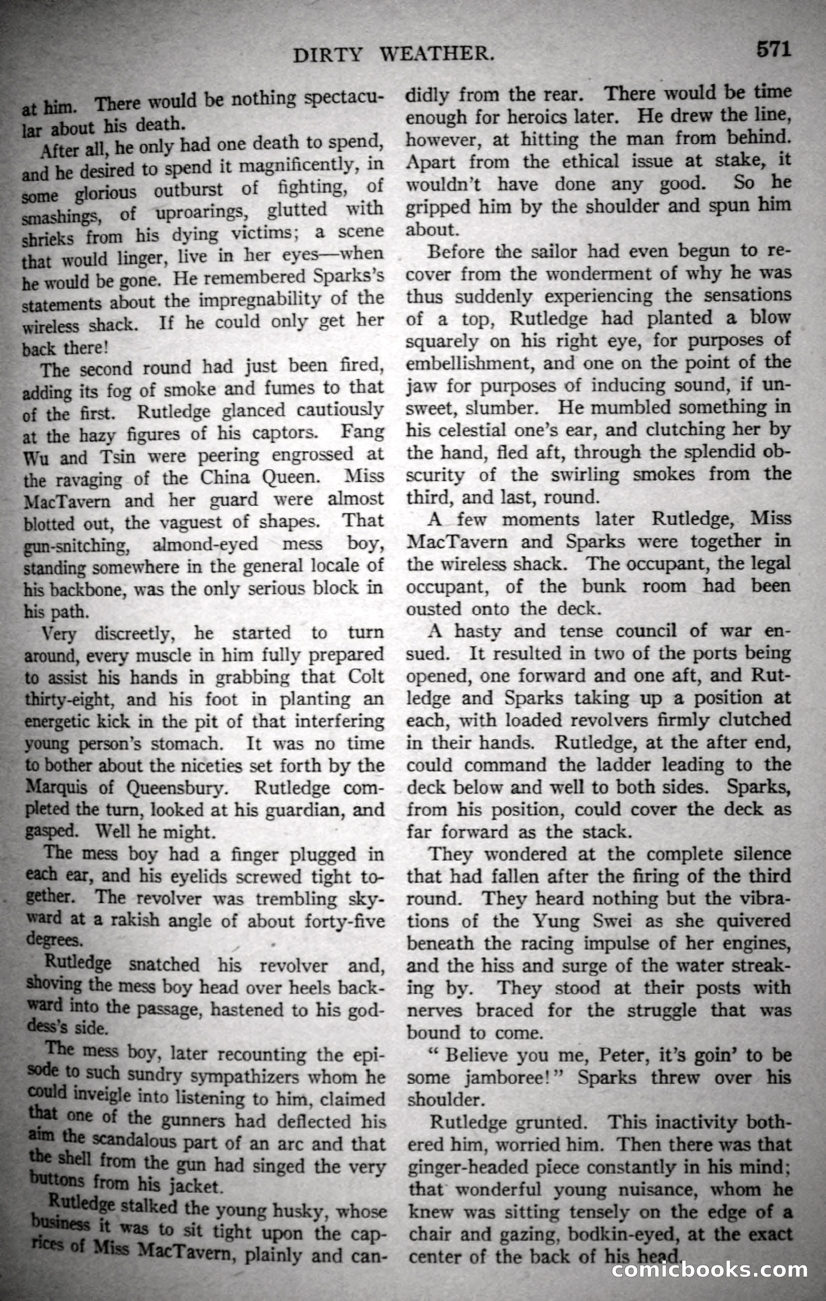 Argosy All-Story Weekly, October 21, 1922 — page 101 of 176