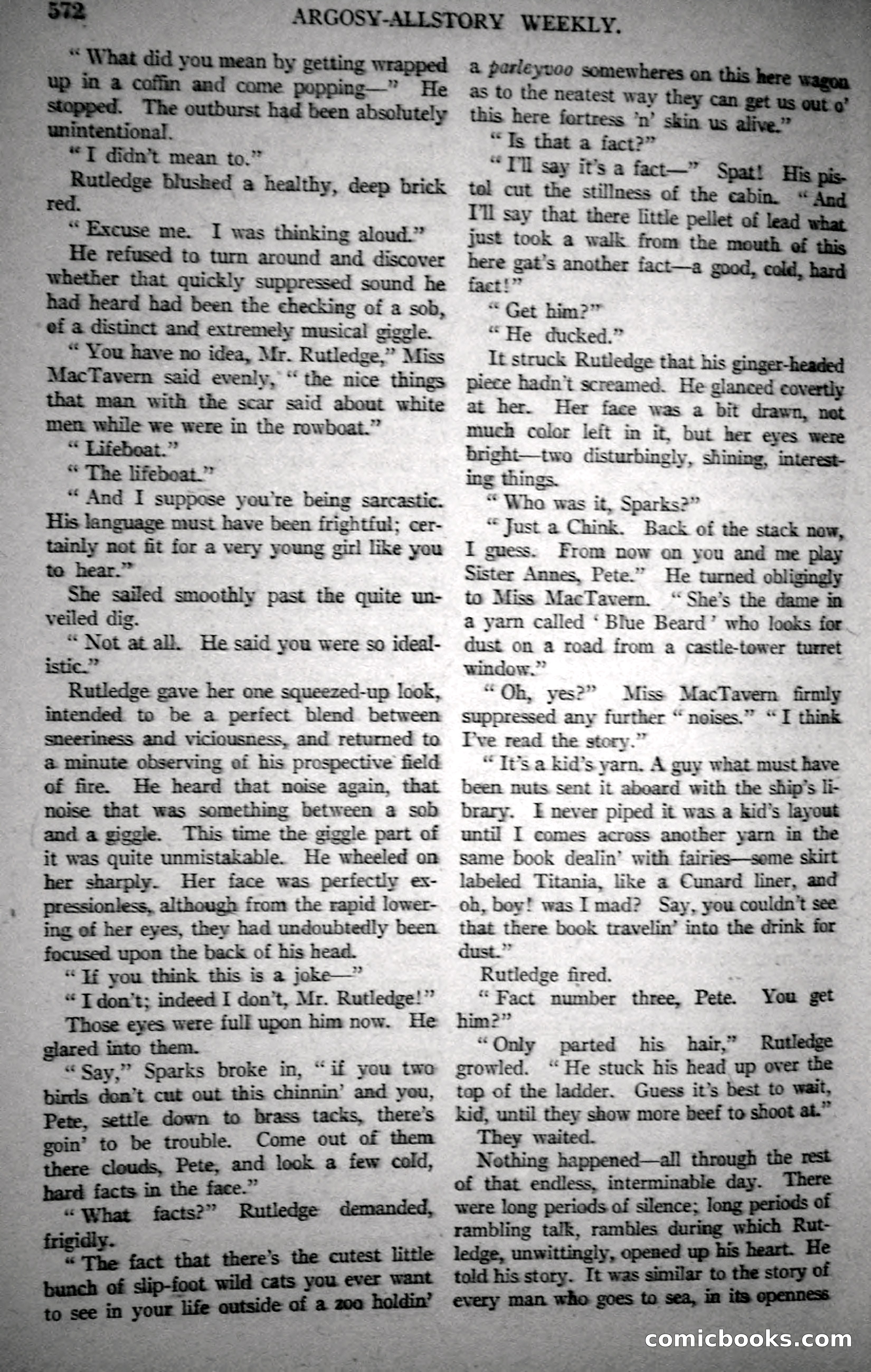 Argosy All-Story Weekly, October 21, 1922 — page 102 of 176