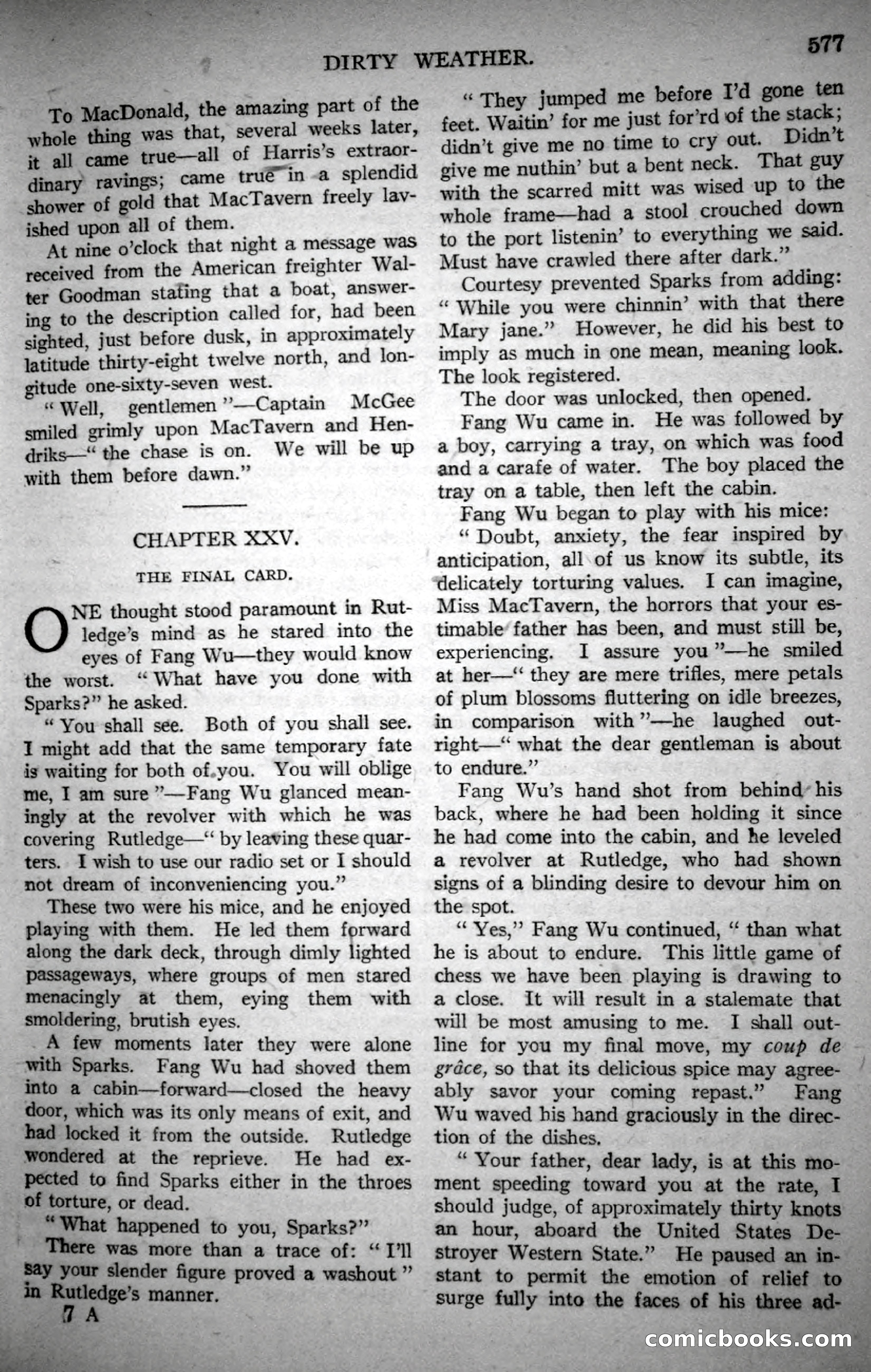 Argosy All-Story Weekly, October 21, 1922 — page 107 of 176