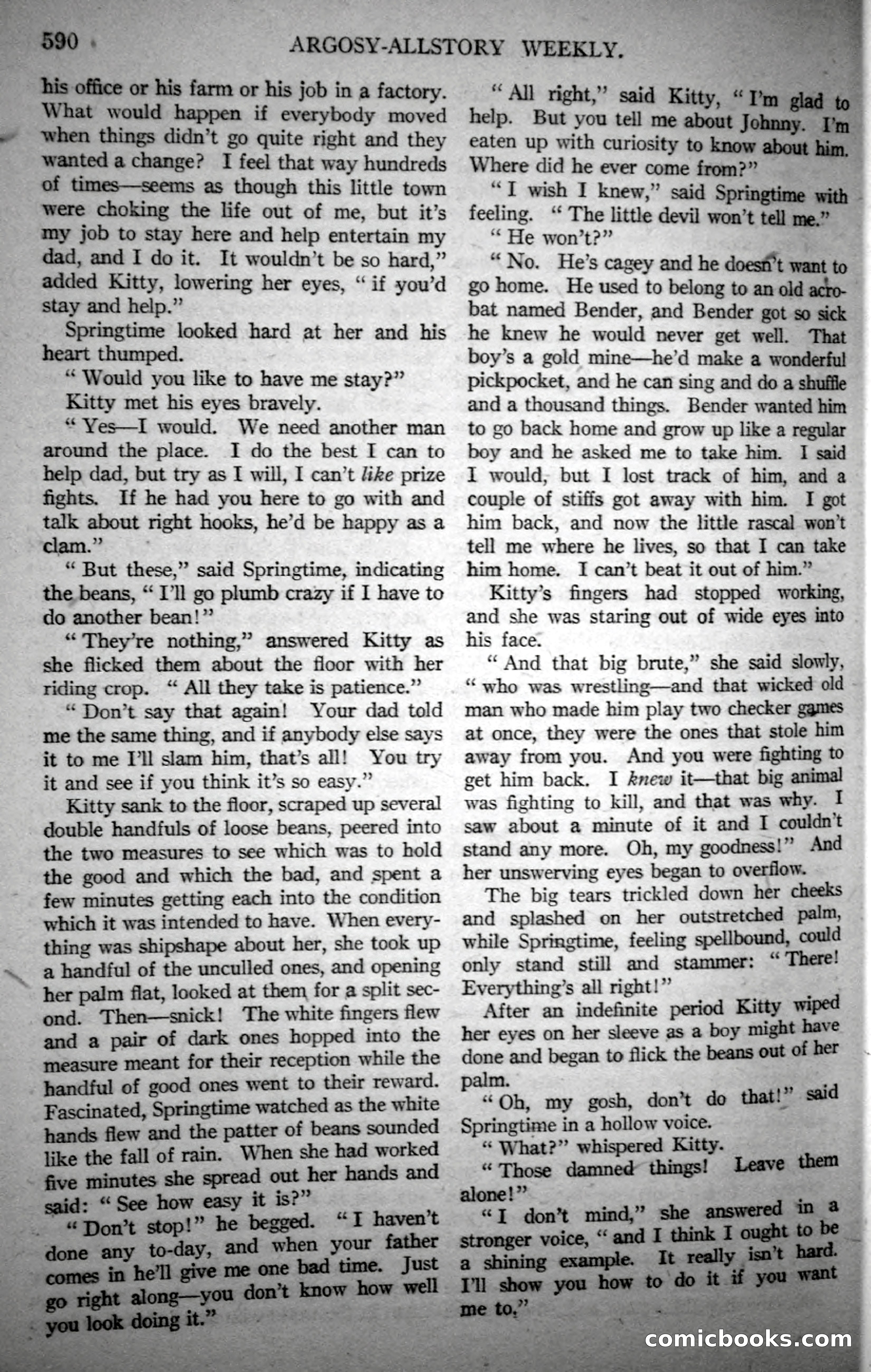 Argosy All-Story Weekly, October 21, 1922 — page 120 of 176