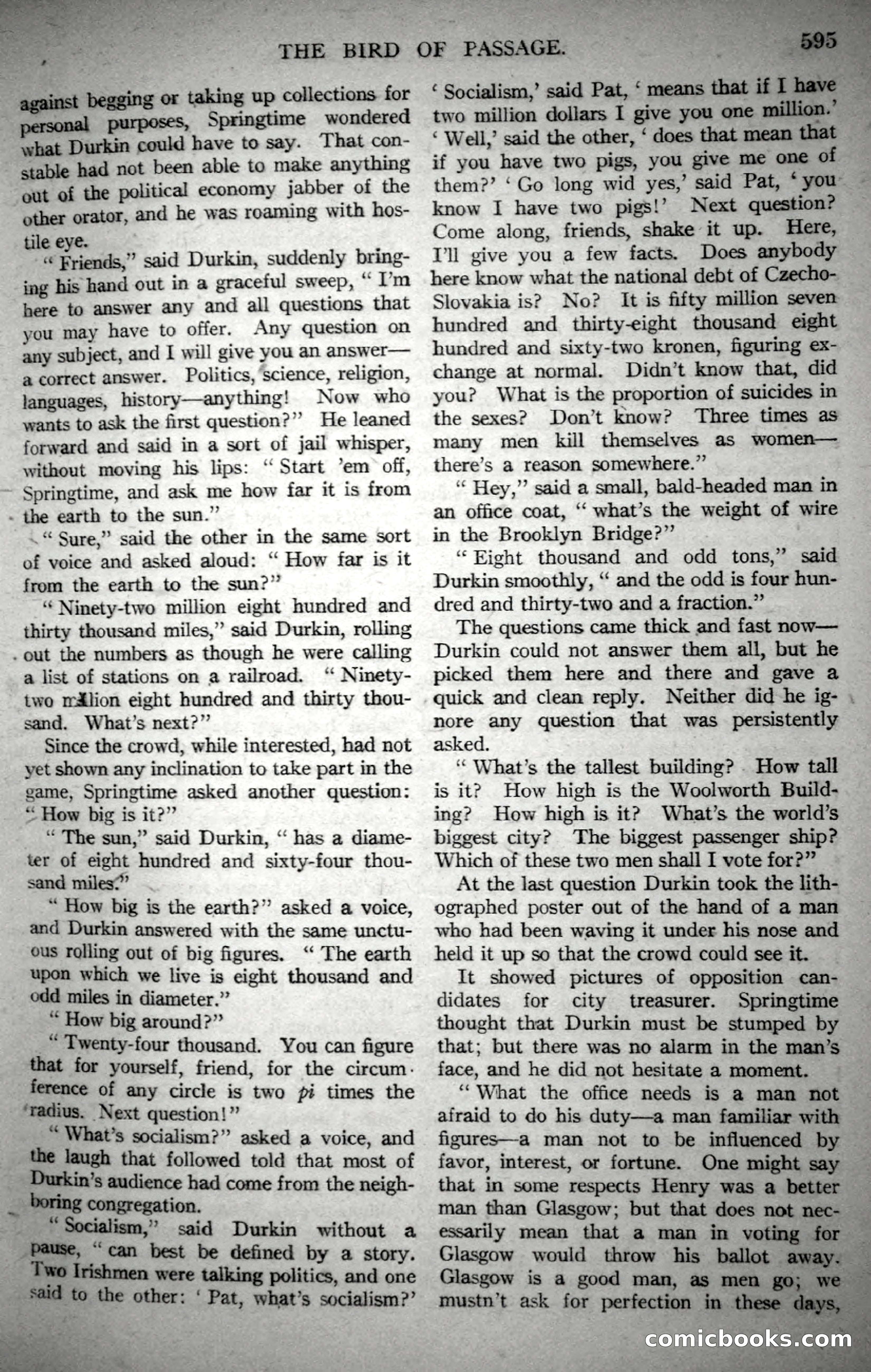 Argosy All-Story Weekly, October 21, 1922 — page 125 of 176