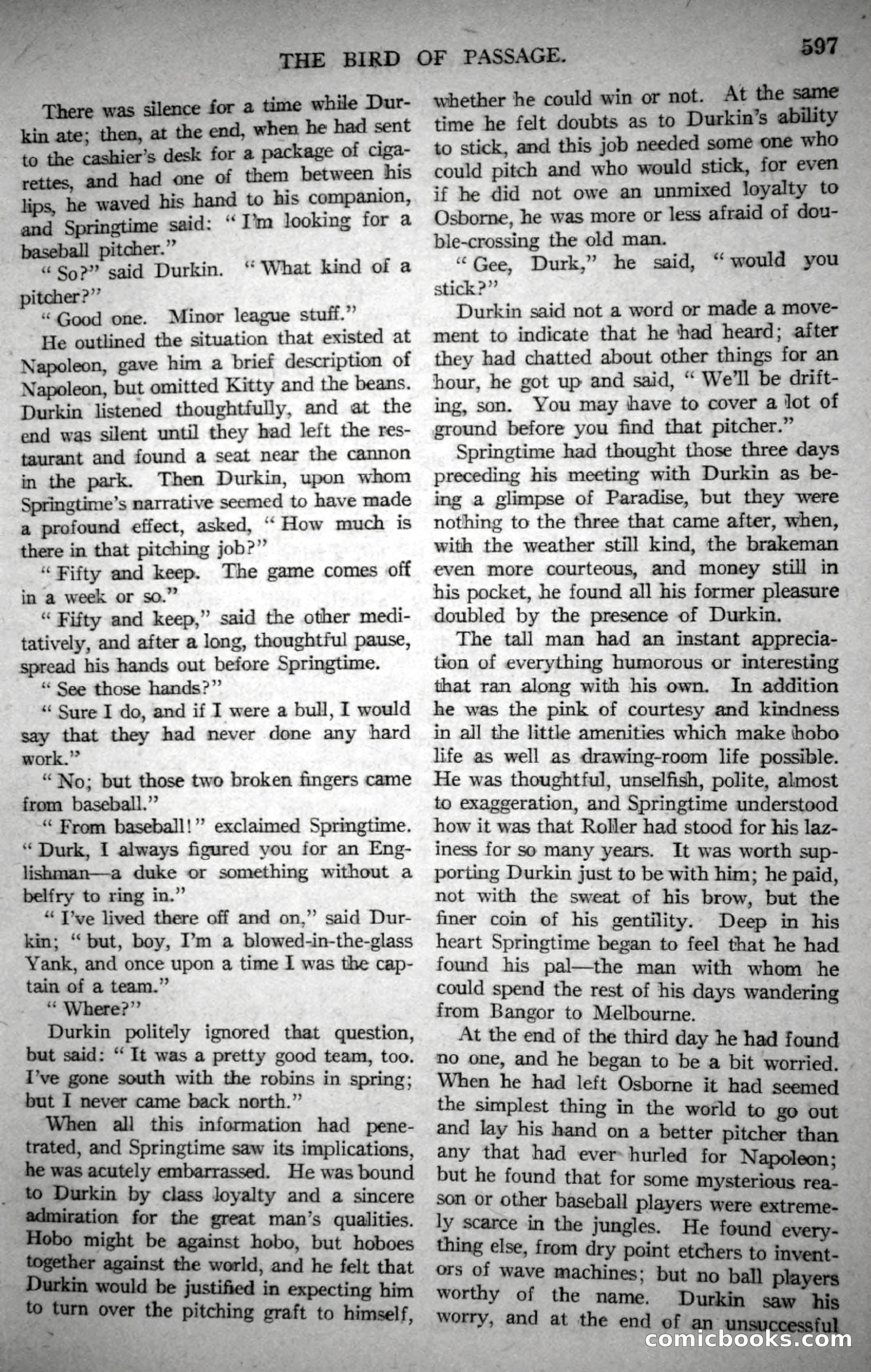 Argosy All-Story Weekly, October 21, 1922 — page 127 of 176