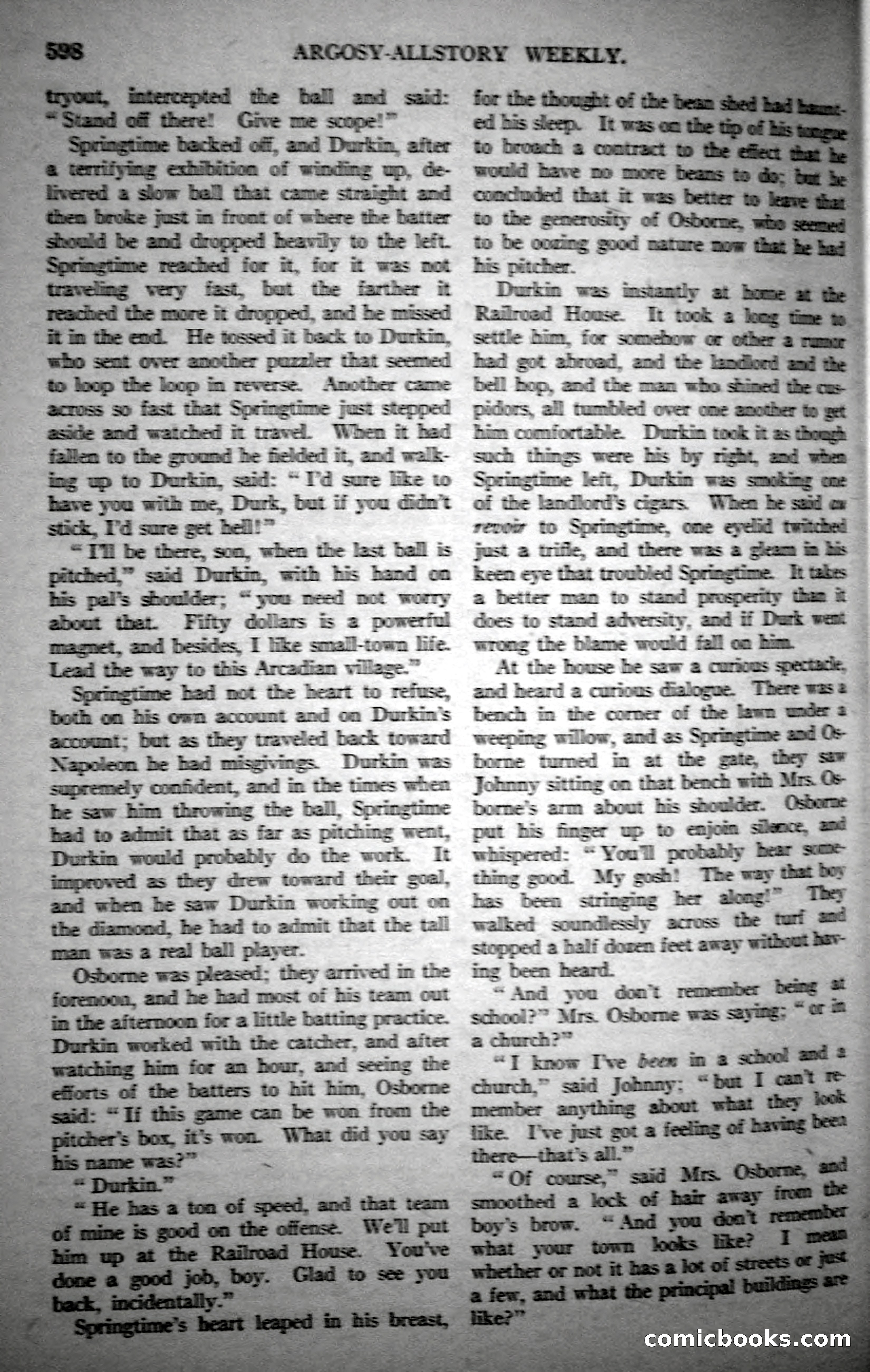 Argosy All-Story Weekly, October 21, 1922 — page 128 of 176