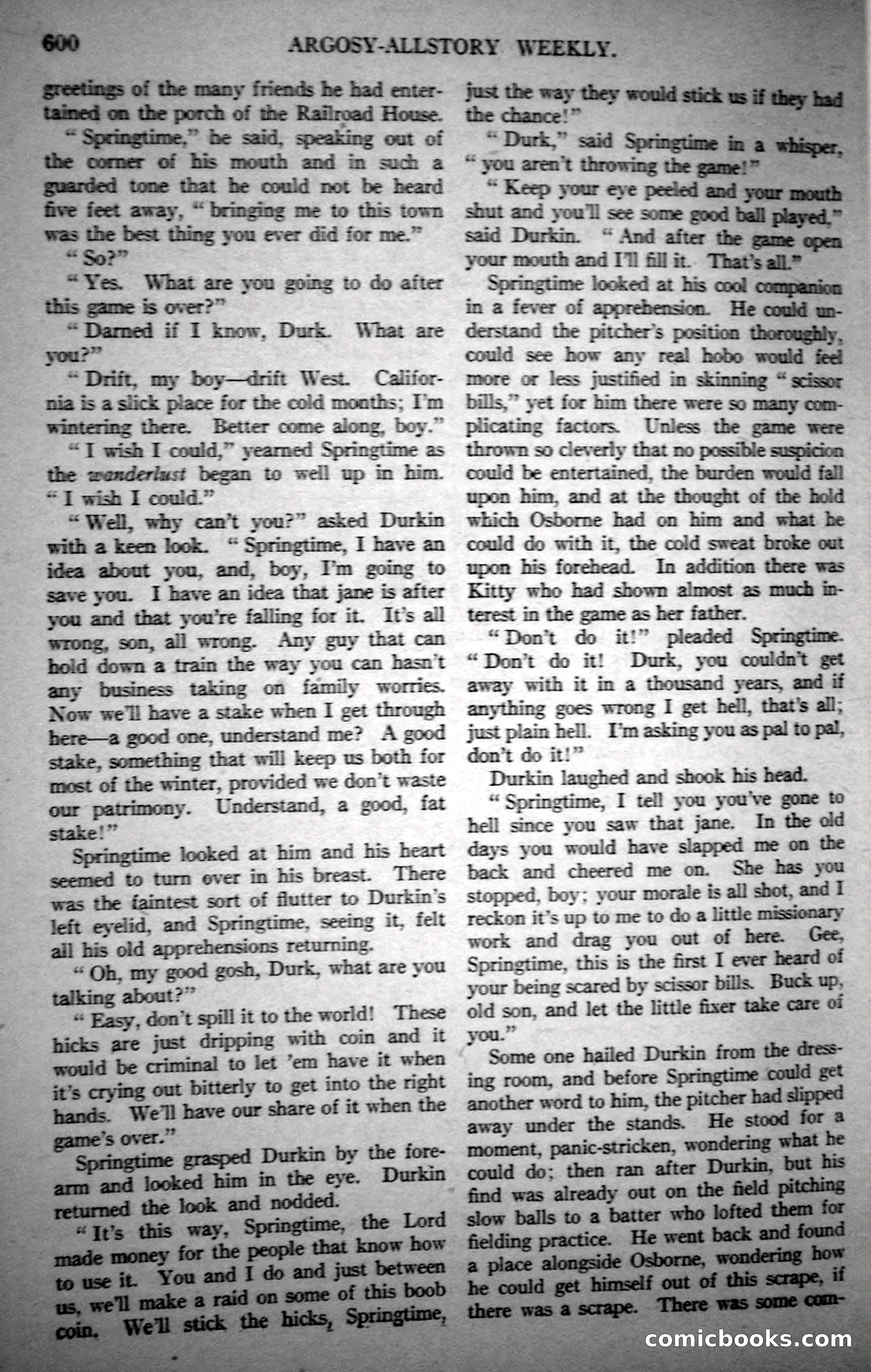 Argosy All-Story Weekly, October 21, 1922 — page 130 of 176