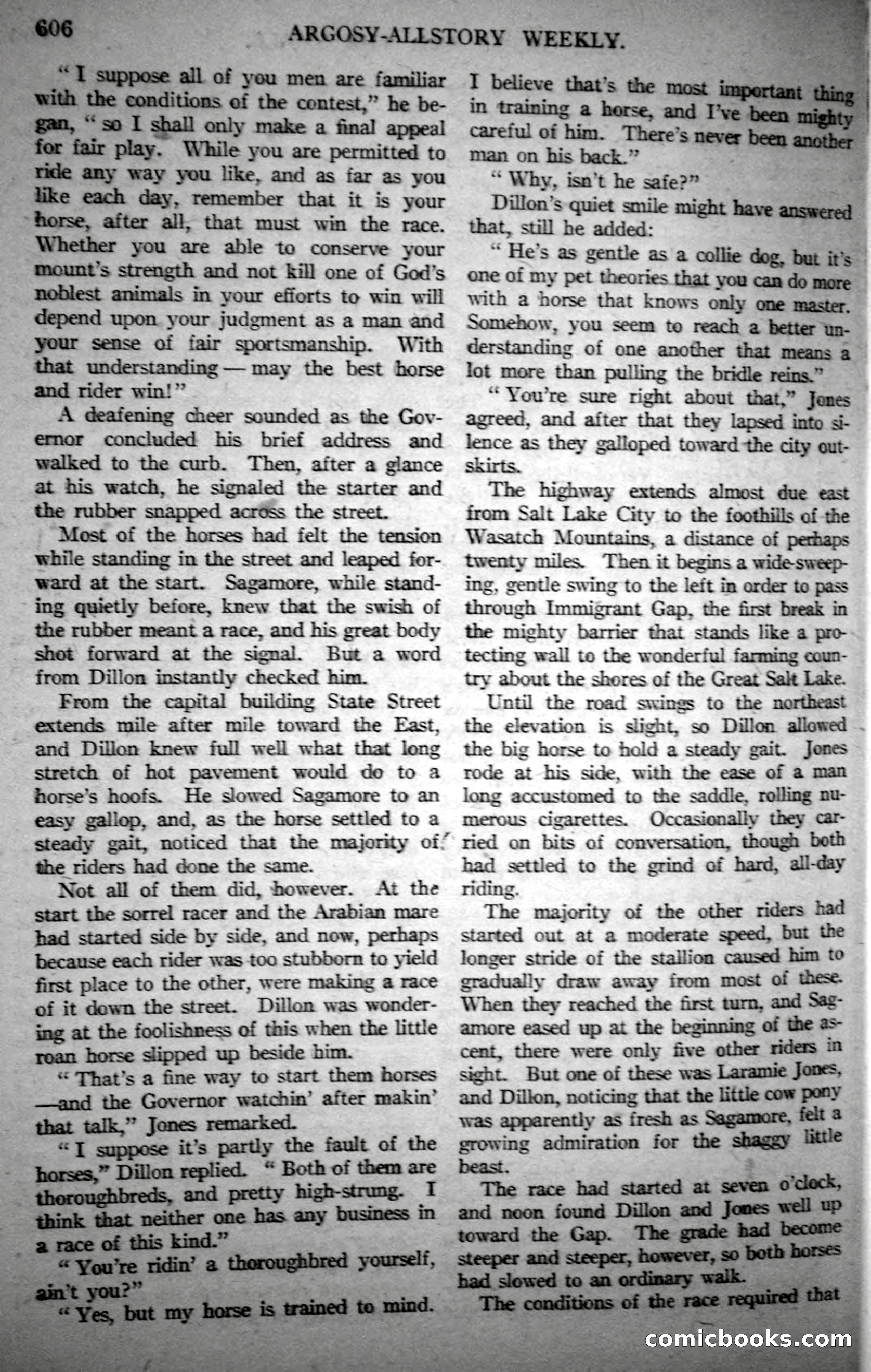 Argosy All-Story Weekly, October 21, 1922 — page 136 of 176