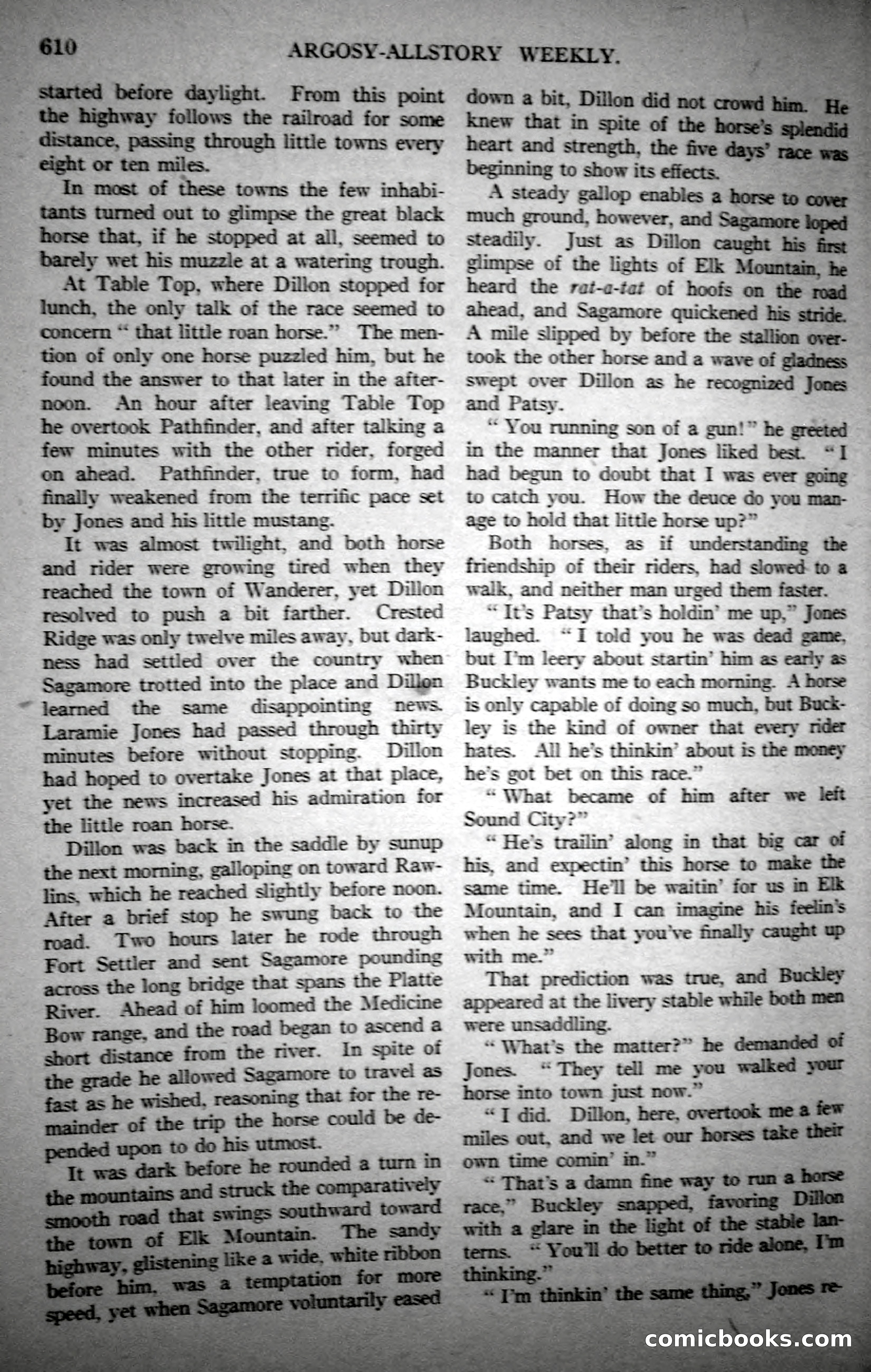 Argosy All-Story Weekly, October 21, 1922 — page 140 of 176