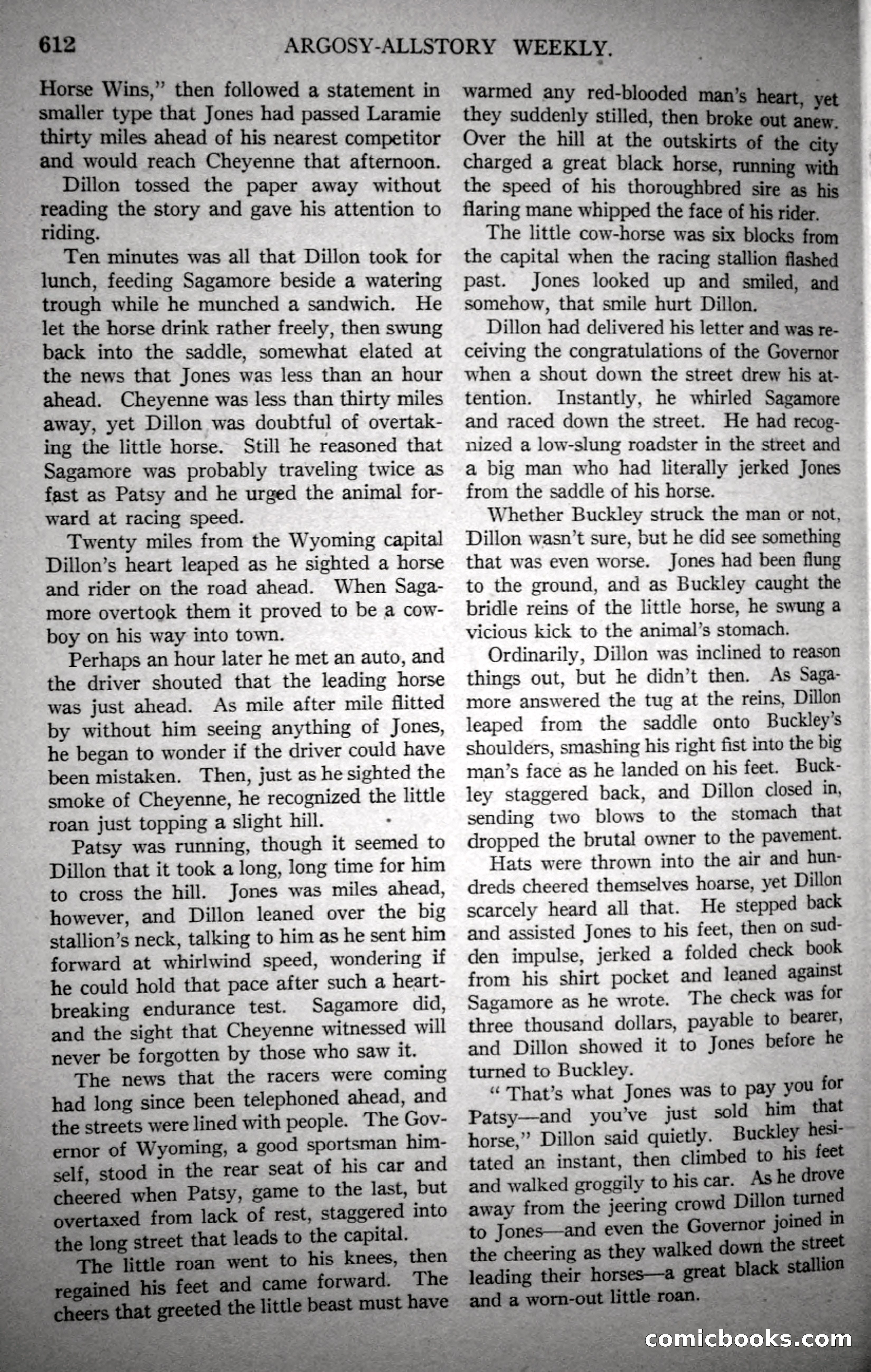 Argosy All-Story Weekly, October 21, 1922 — page 142 of 176