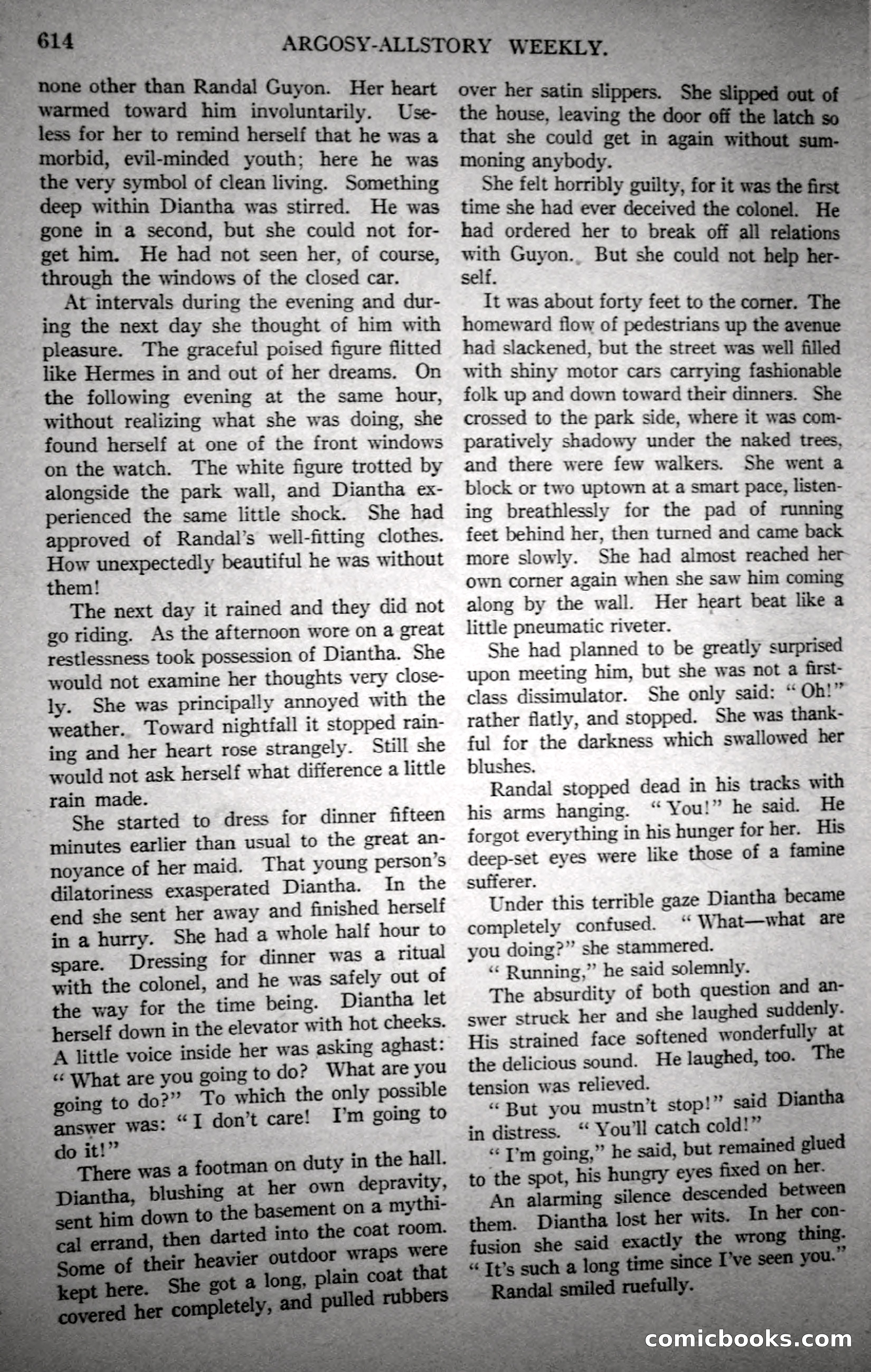 Argosy All-Story Weekly, October 21, 1922 — page 144 of 176
