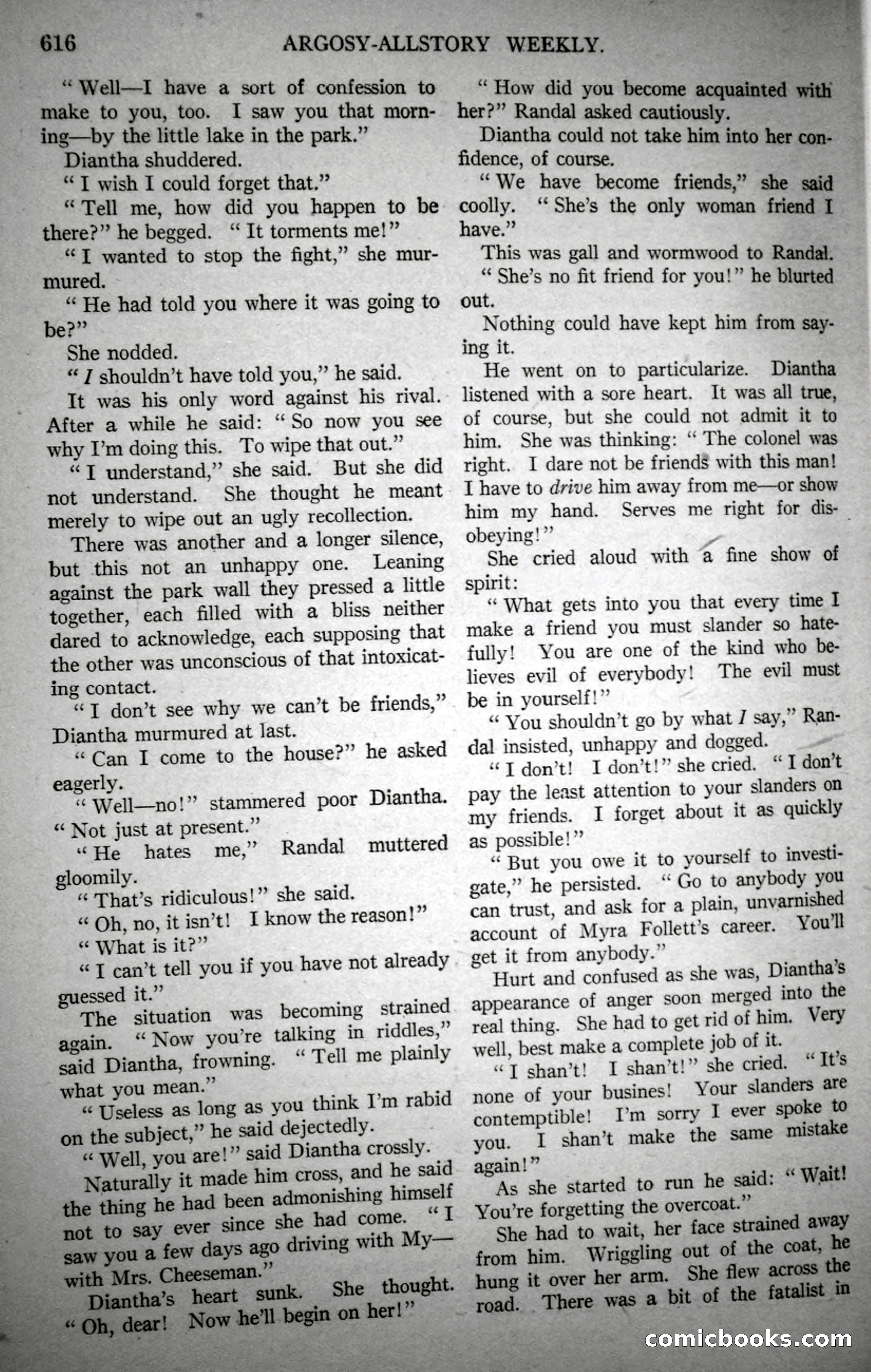 Argosy All-Story Weekly, October 21, 1922 — page 146 of 176