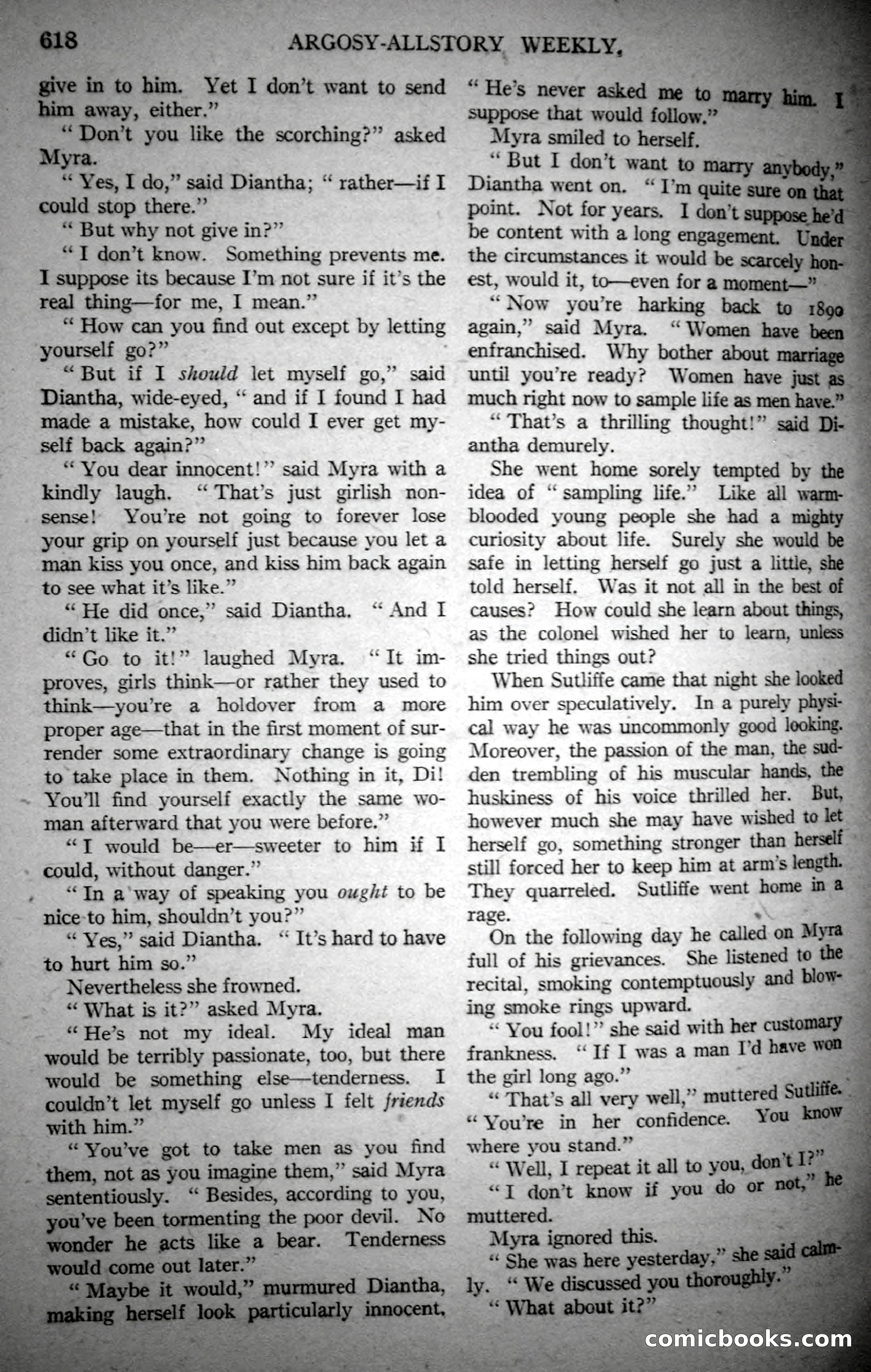 Argosy All-Story Weekly, October 21, 1922 — page 148 of 176