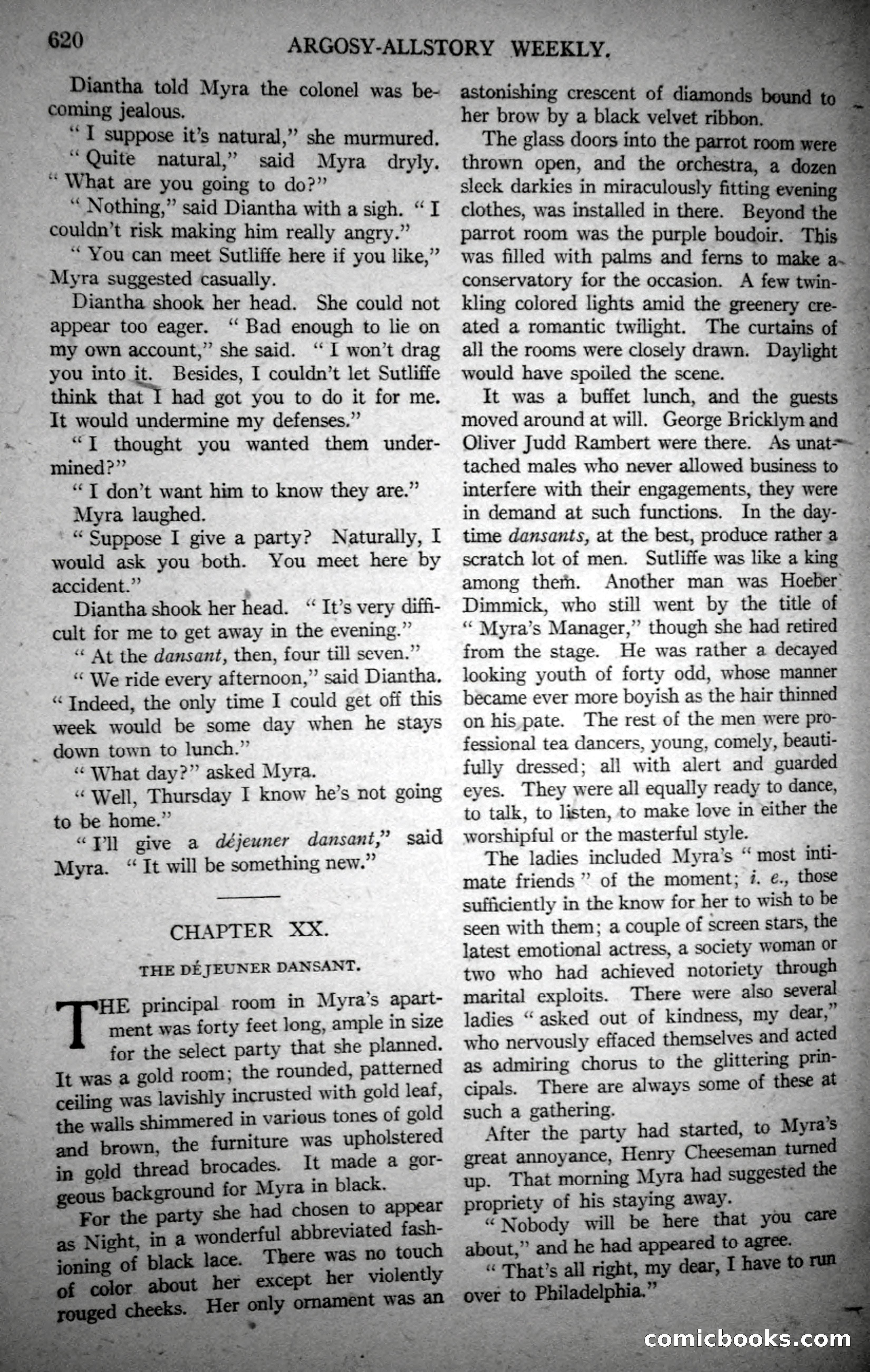 Argosy All-Story Weekly, October 21, 1922 — page 150 of 176