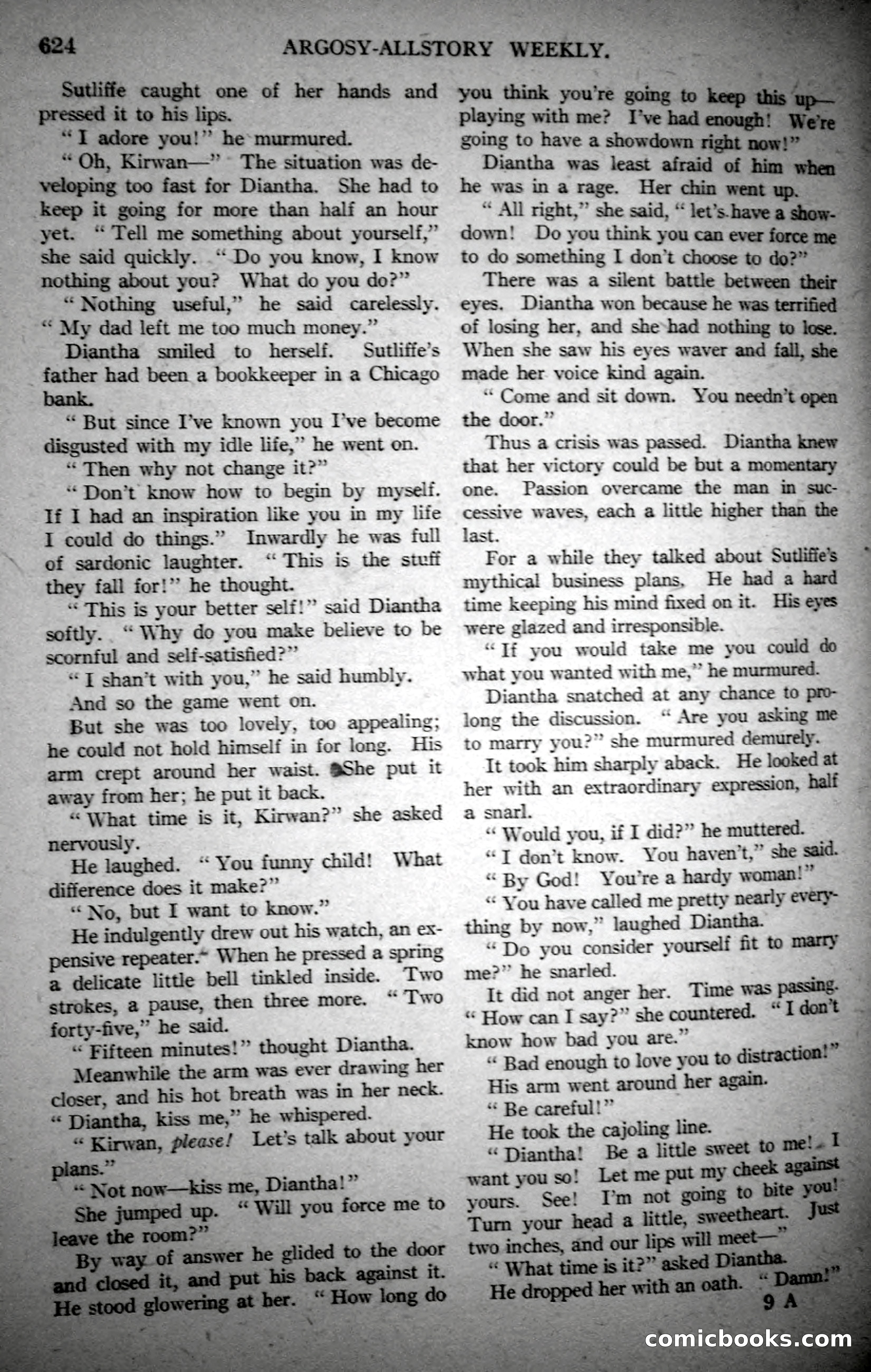 Argosy All-Story Weekly, October 21, 1922 — page 154 of 176