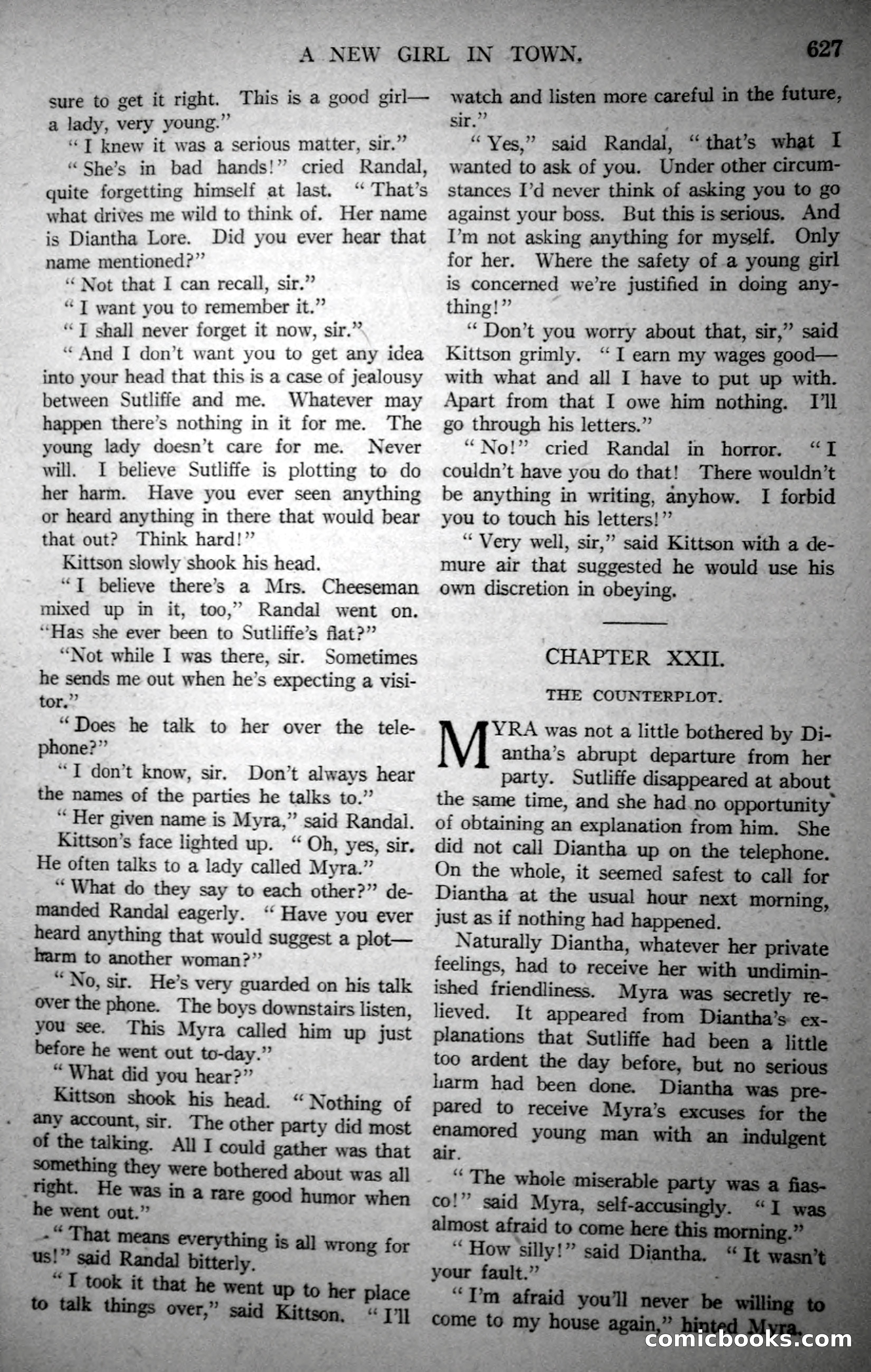 Argosy All-Story Weekly, October 21, 1922 — page 157 of 176