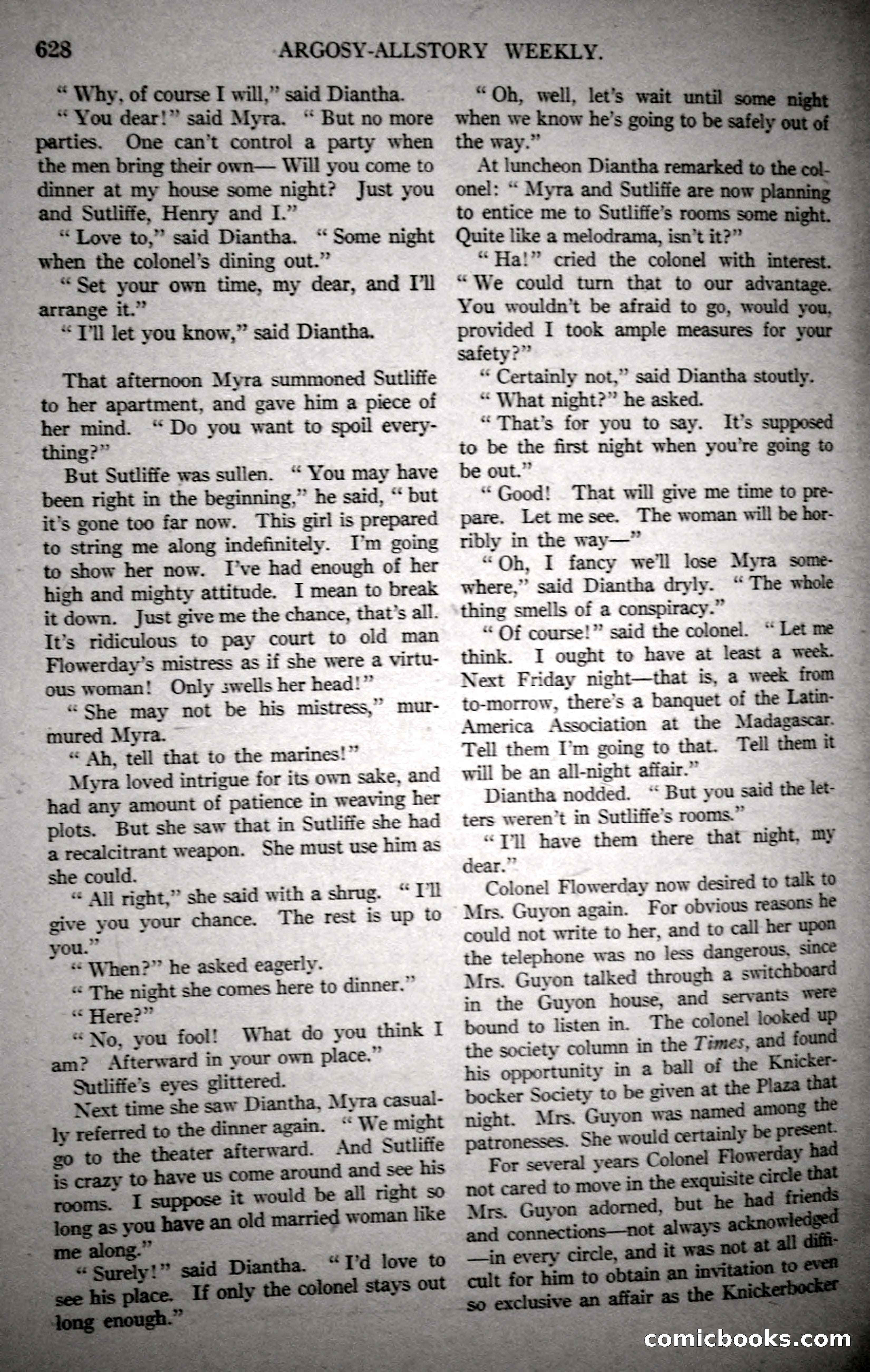 Argosy All-Story Weekly, October 21, 1922 — page 158 of 176