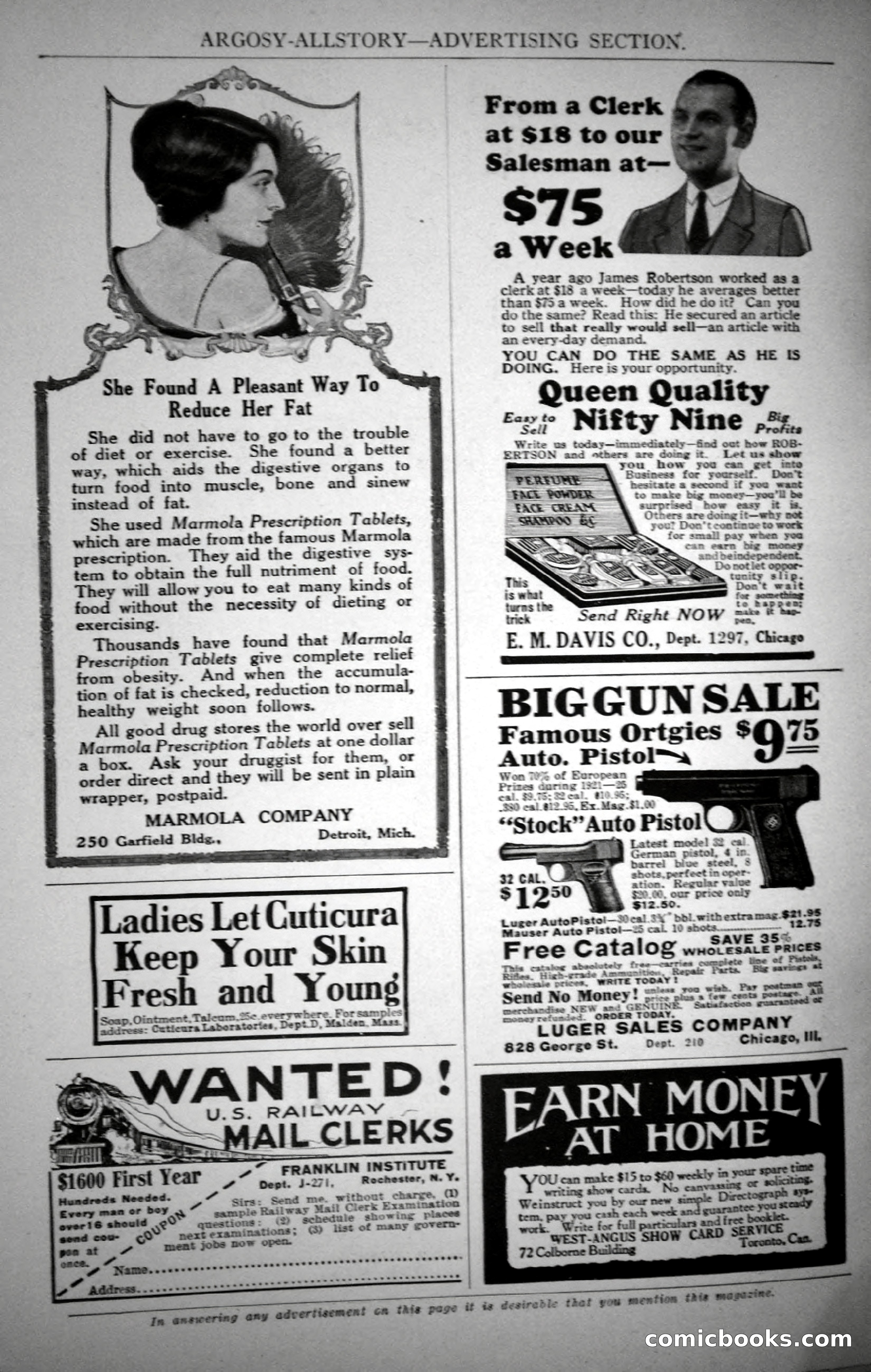 Argosy All-Story Weekly, October 21, 1922 — page 172 of 176