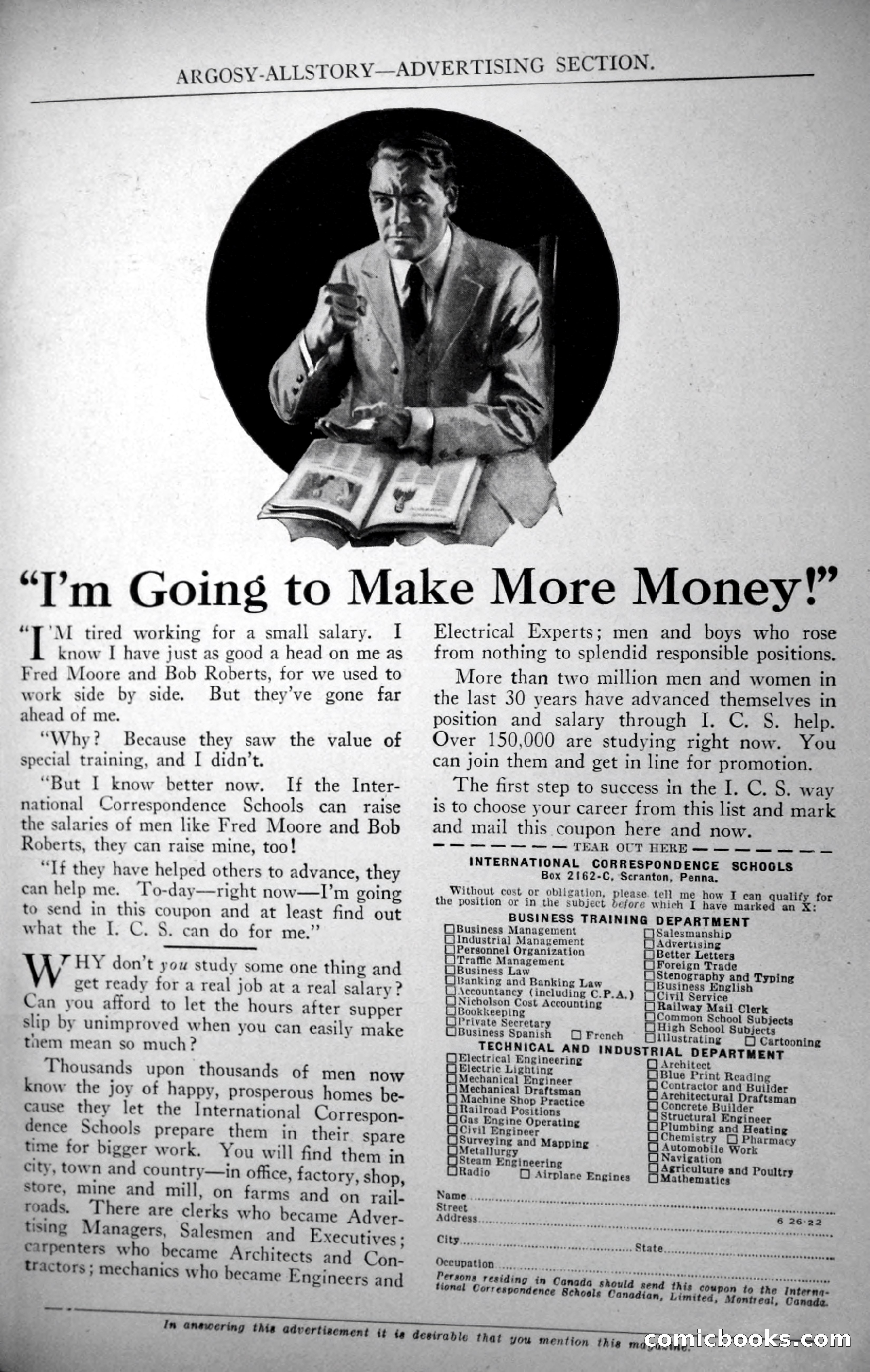 Argosy All-Story Weekly, October 28, 1922 — page 9 of 176