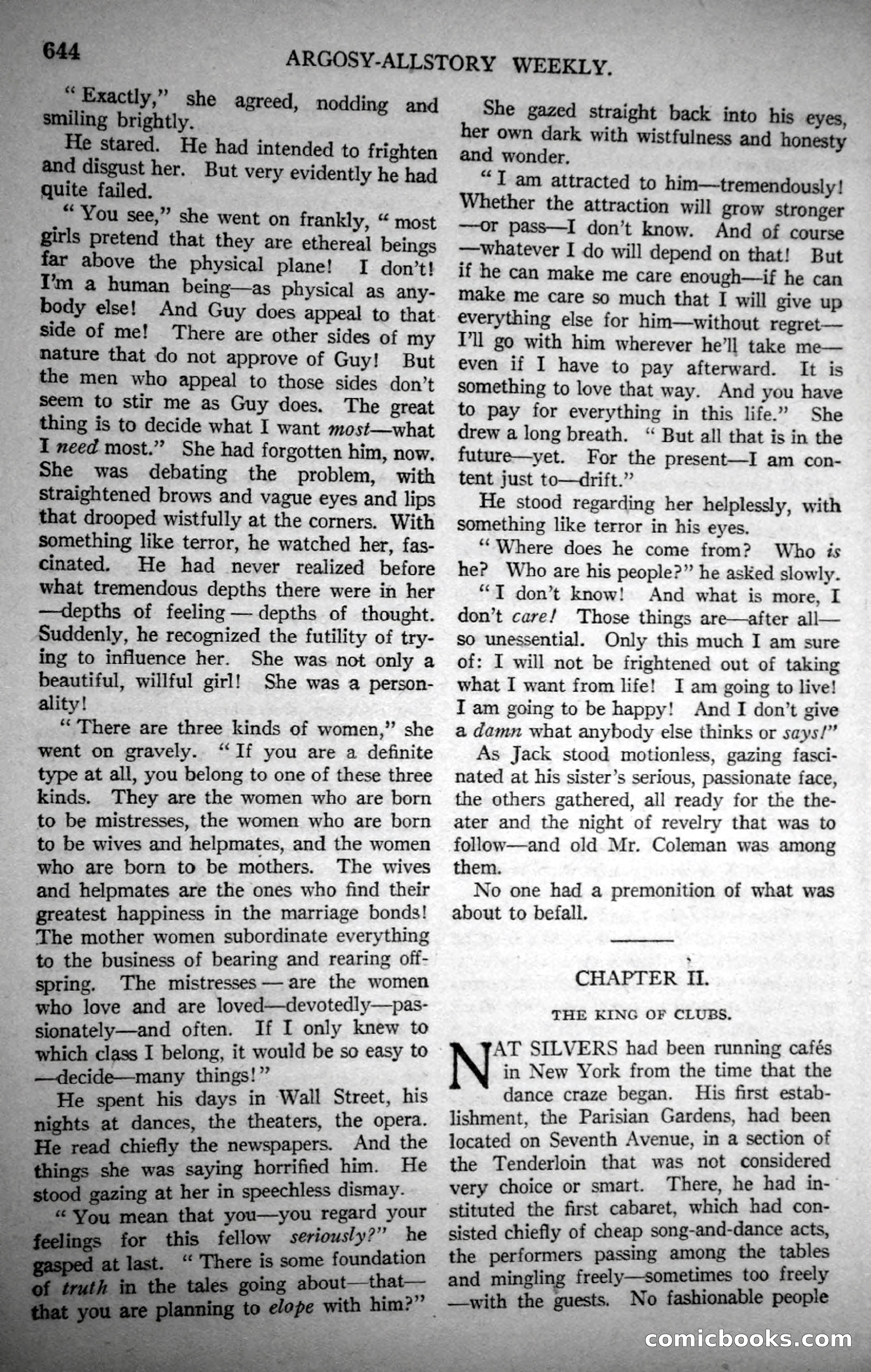 Argosy All-Story Weekly, October 28, 1922 — page 14 of 176