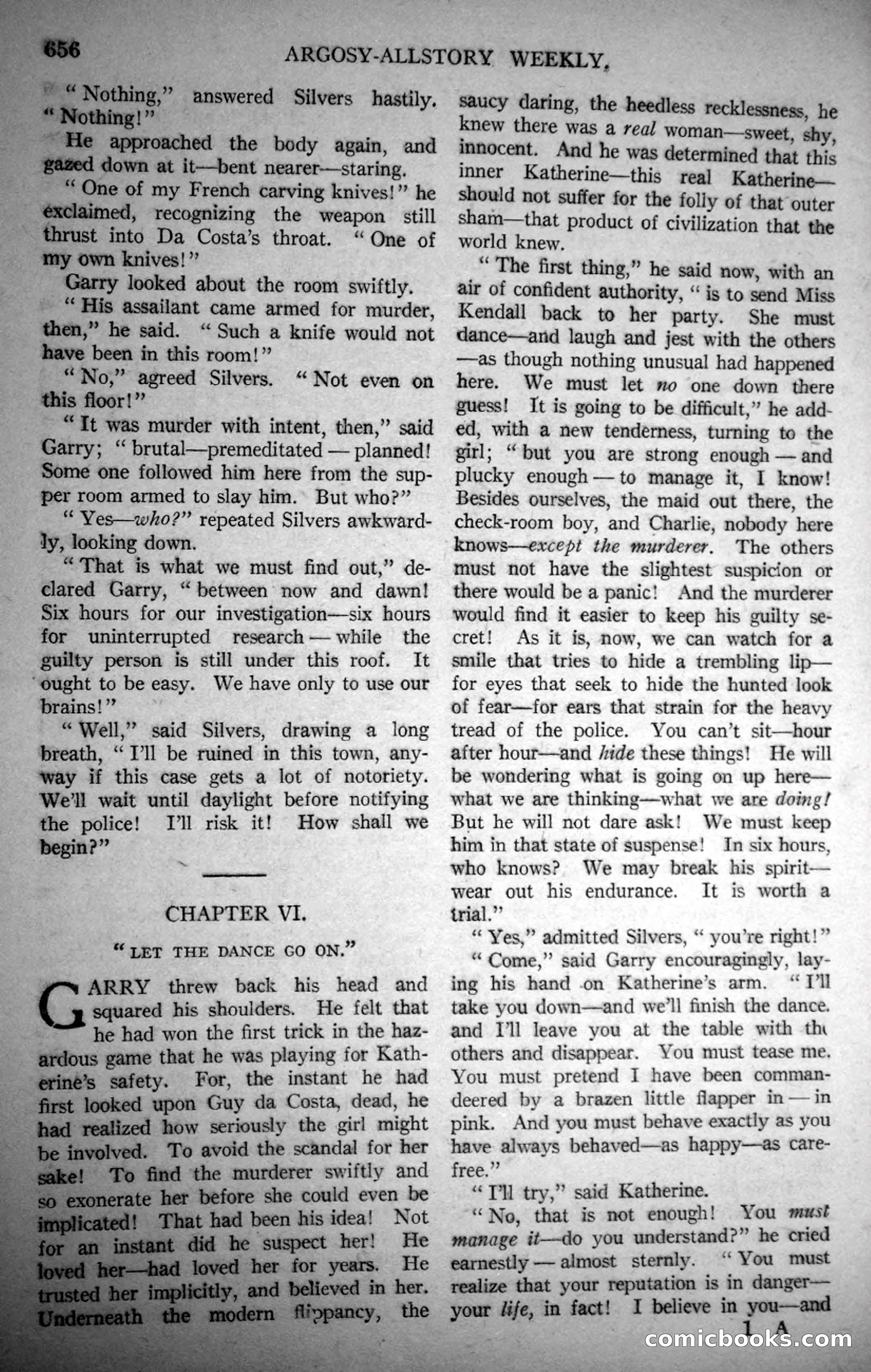 Argosy All-Story Weekly, October 28, 1922 — page 26 of 176
