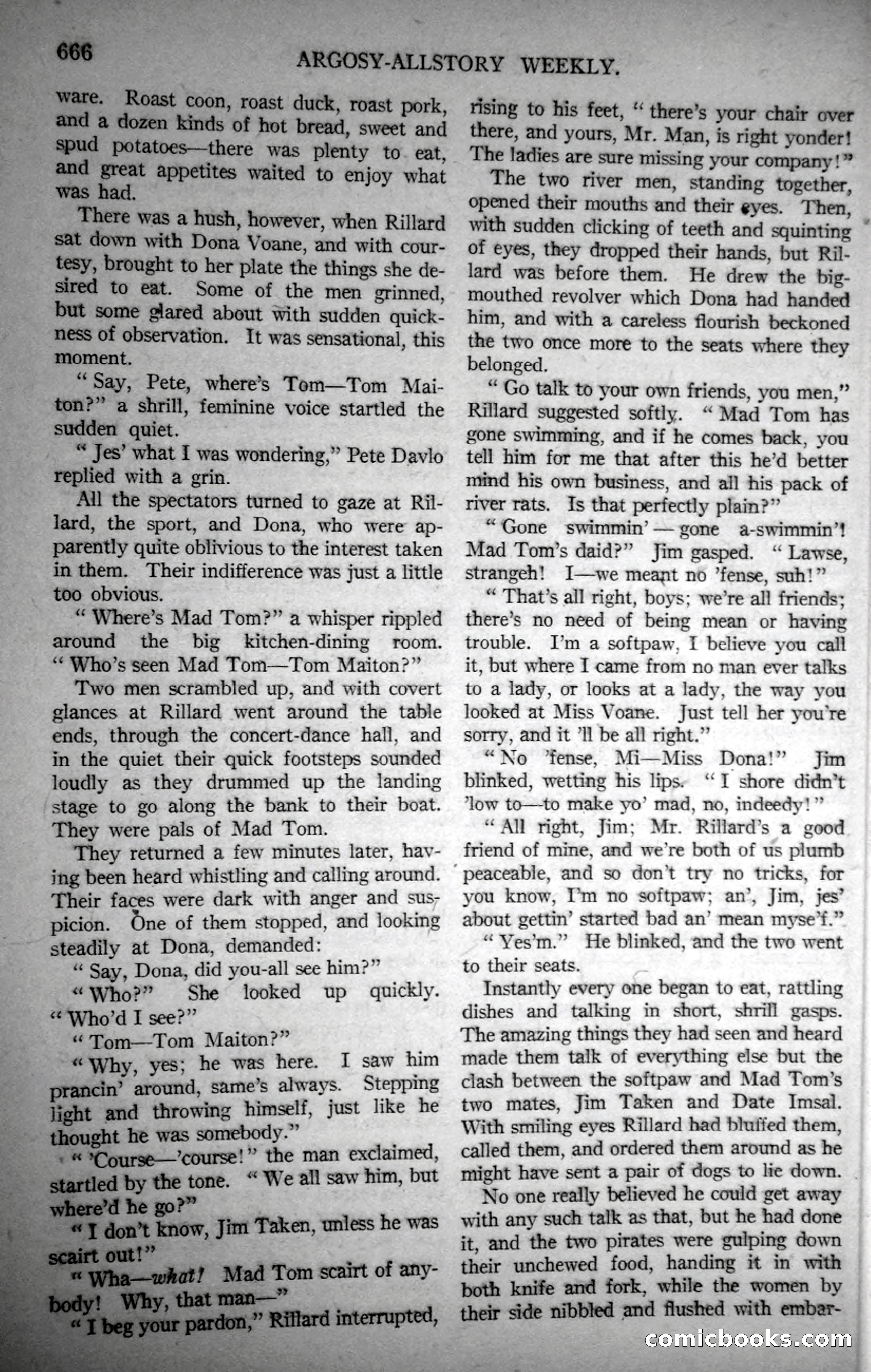 Argosy All-Story Weekly, October 28, 1922 — page 36 of 176