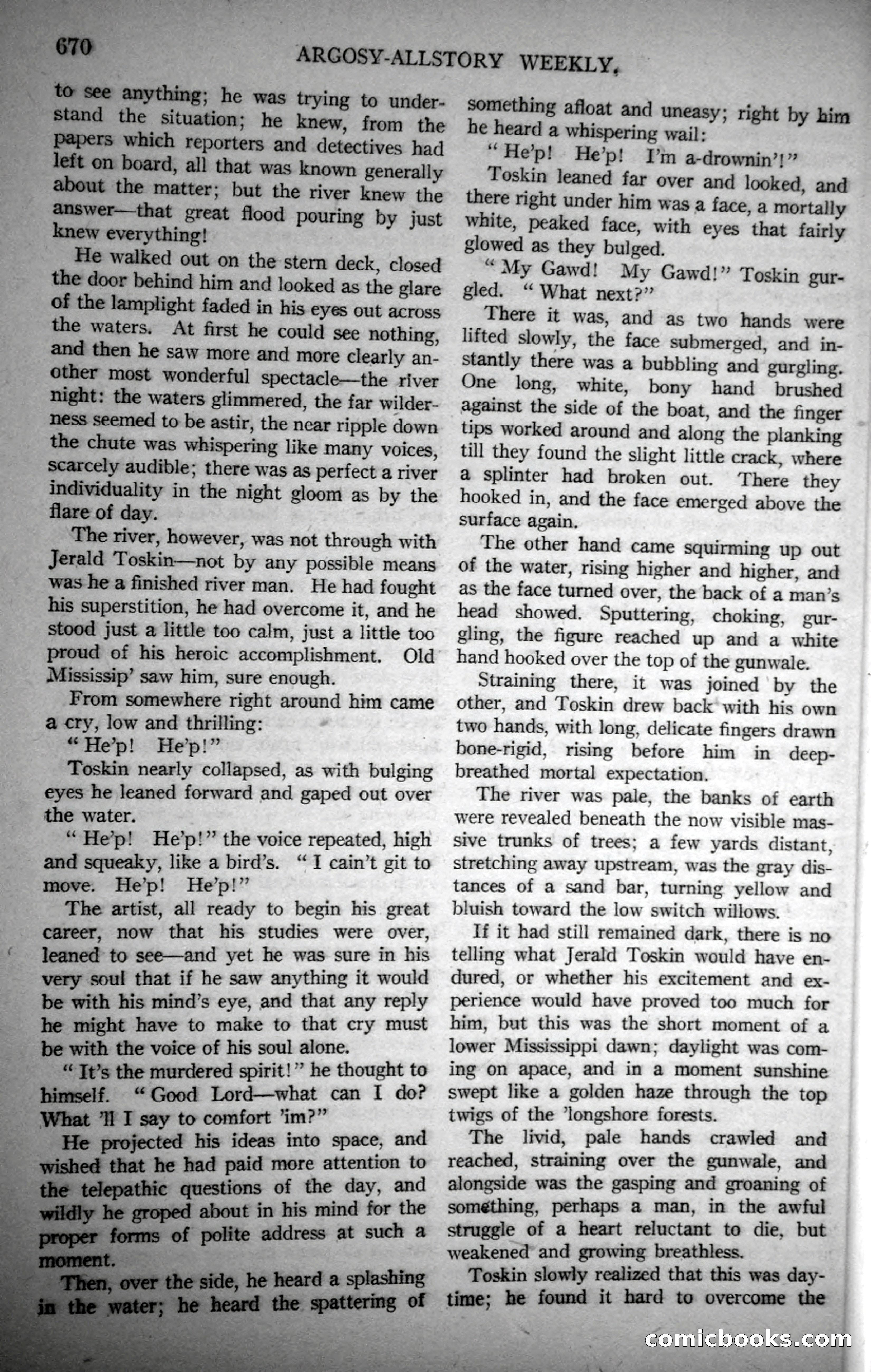 Argosy All-Story Weekly, October 28, 1922 — page 40 of 176