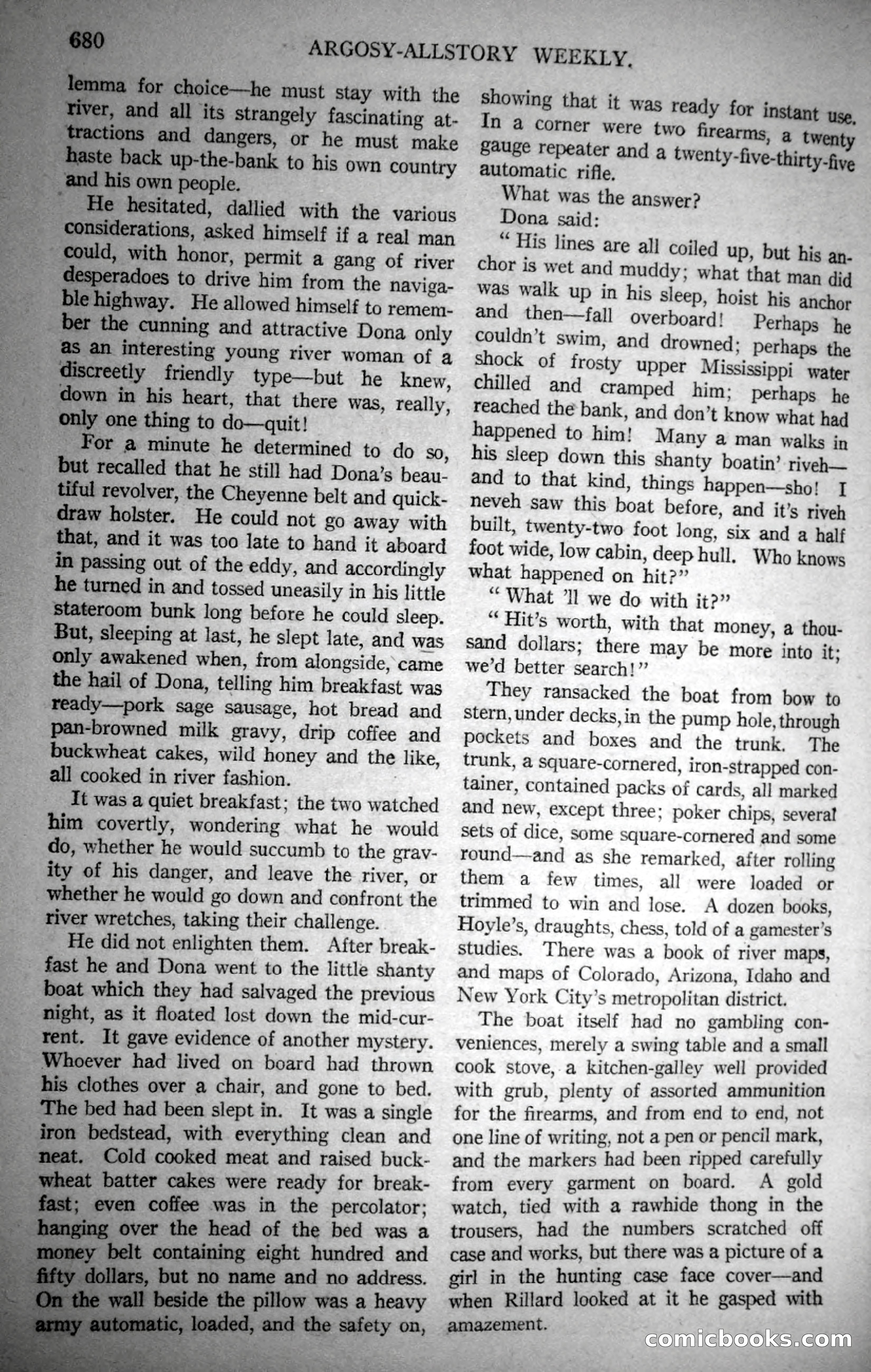 Argosy All-Story Weekly, October 28, 1922 — page 50 of 176