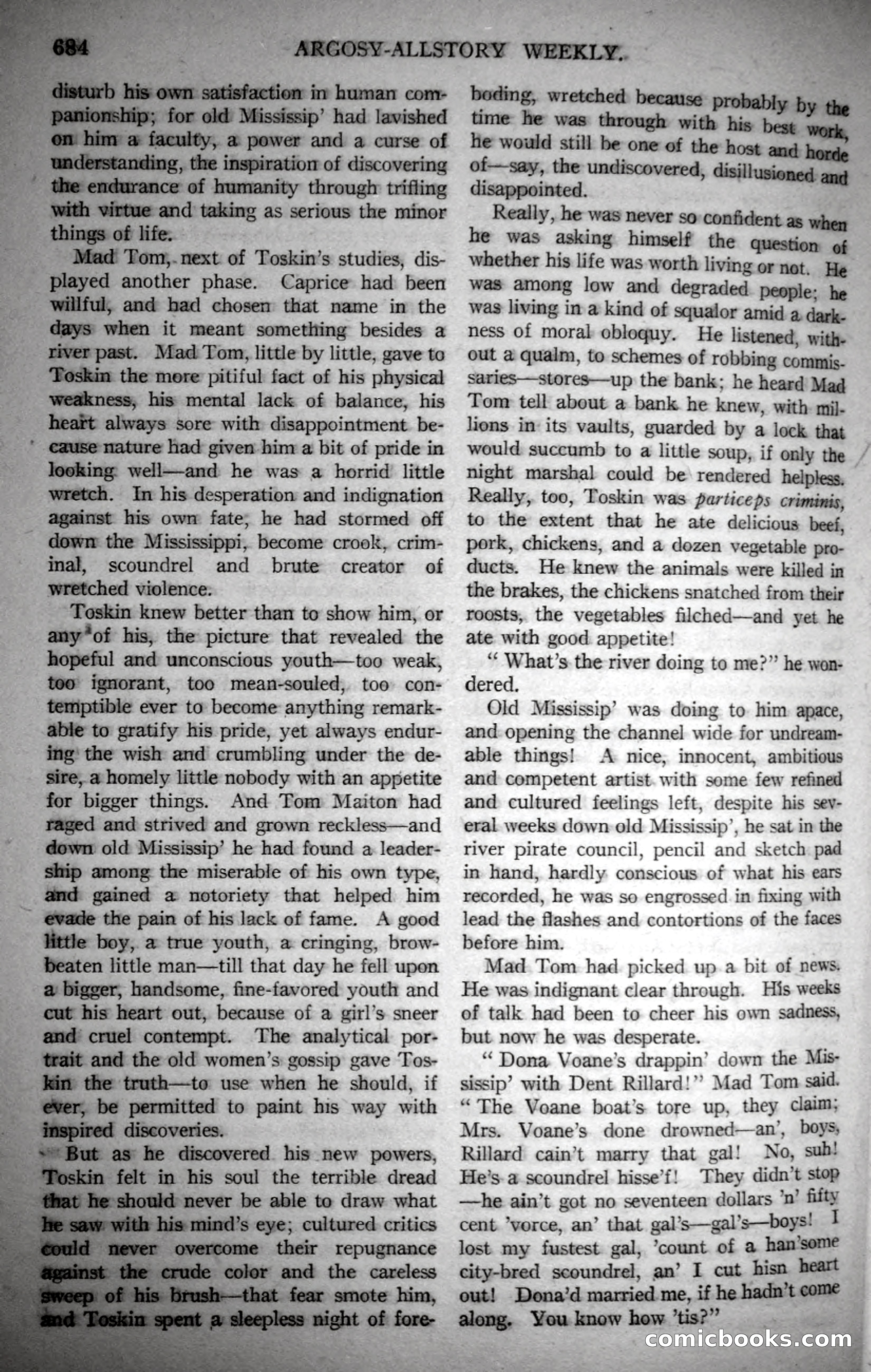 Argosy All-Story Weekly, October 28, 1922 — page 54 of 176