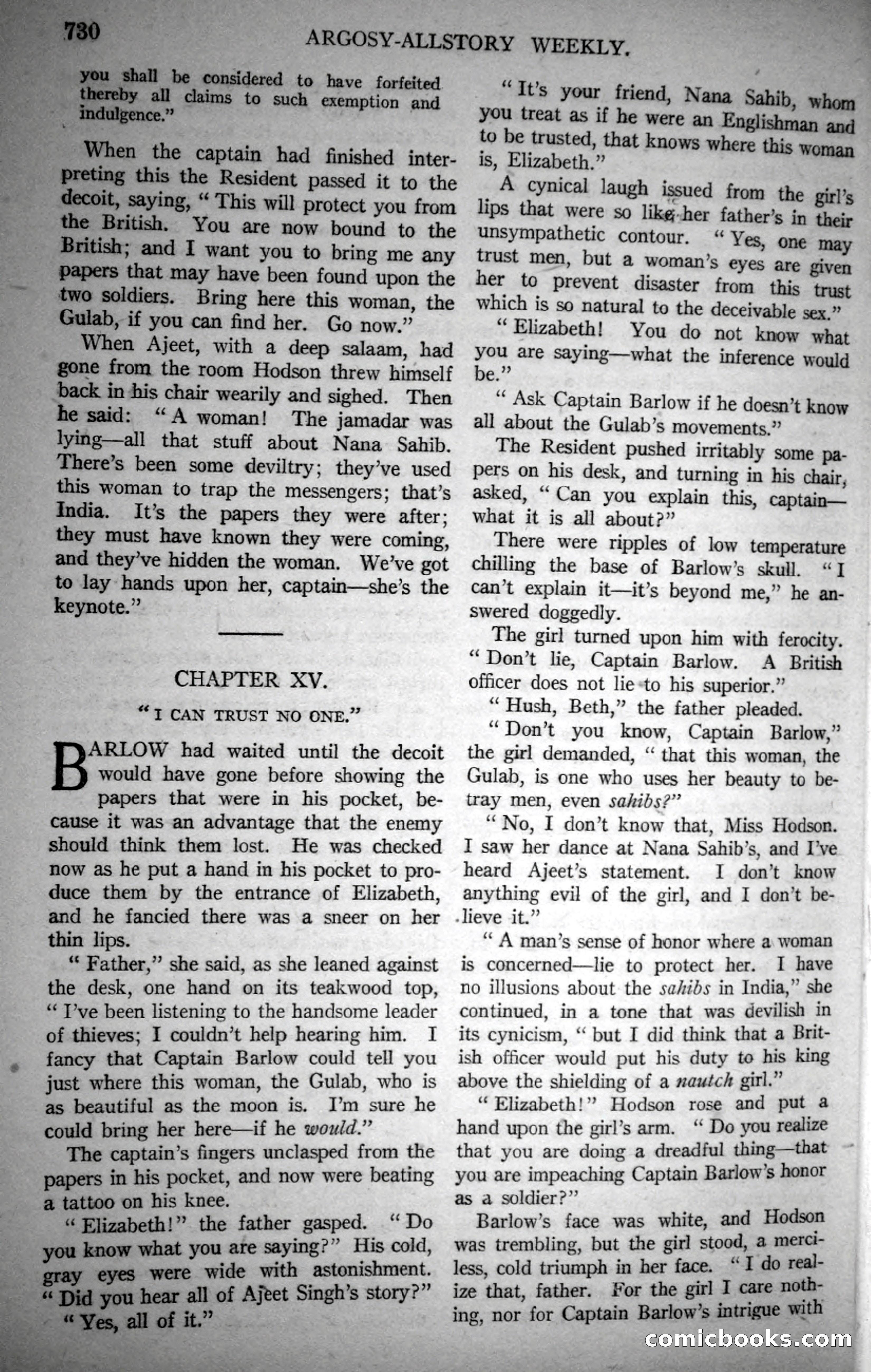 Argosy All-Story Weekly, October 28, 1922 — page 100 of 176