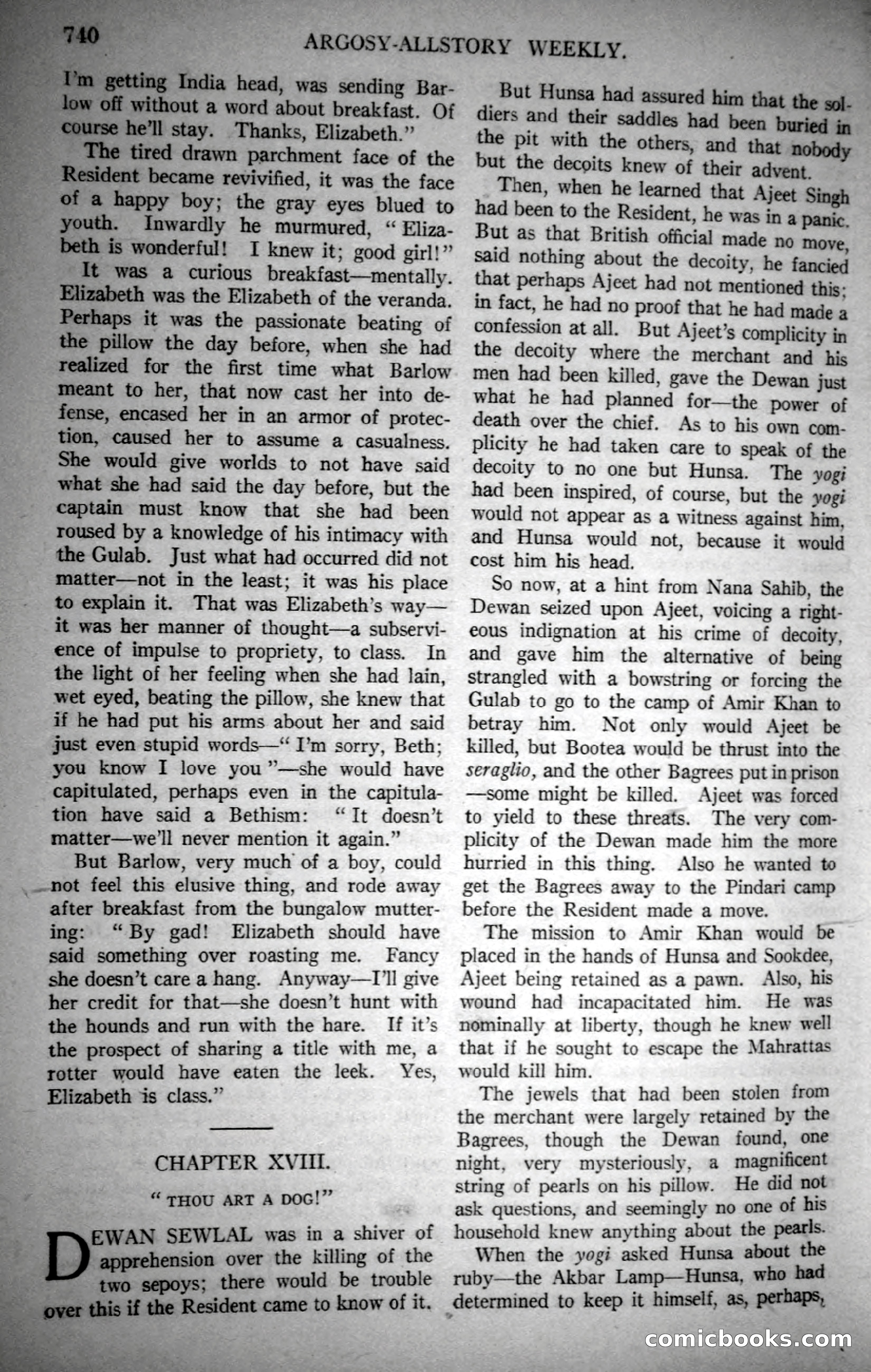 Argosy All-Story Weekly, October 28, 1922 — page 110 of 176