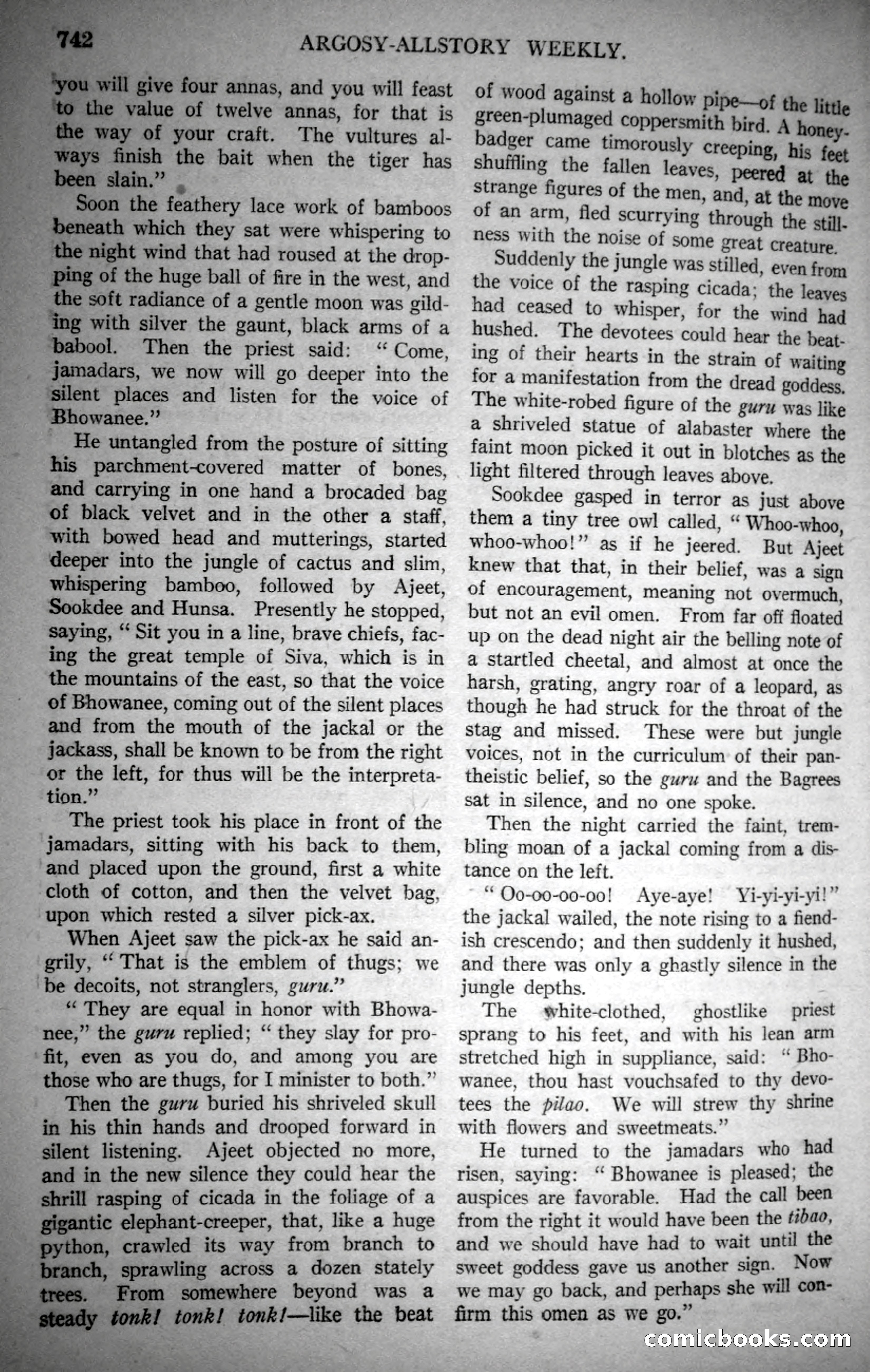 Argosy All-Story Weekly, October 28, 1922 — page 112 of 176