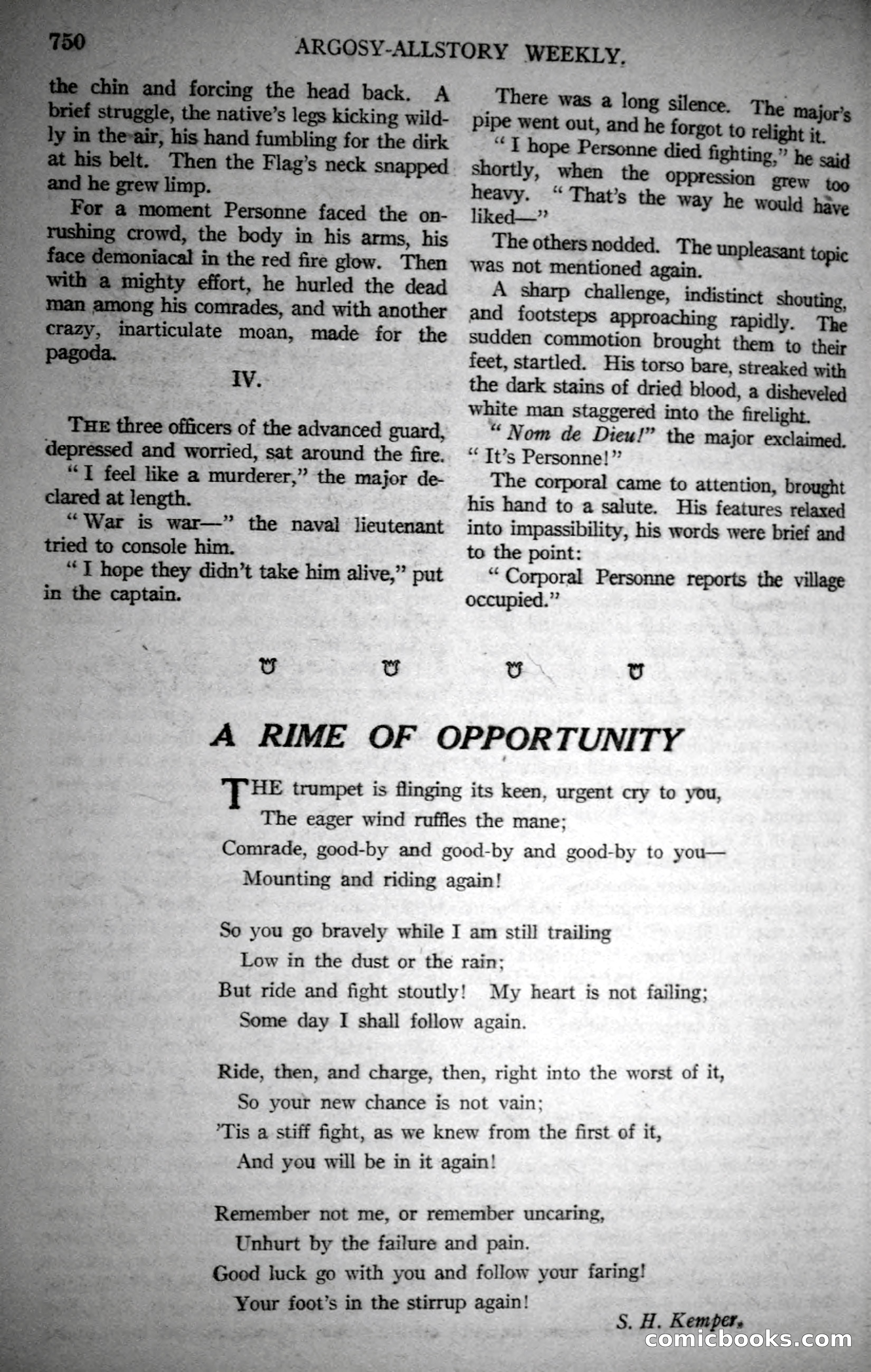 Argosy All-Story Weekly, October 28, 1922 — page 120 of 176