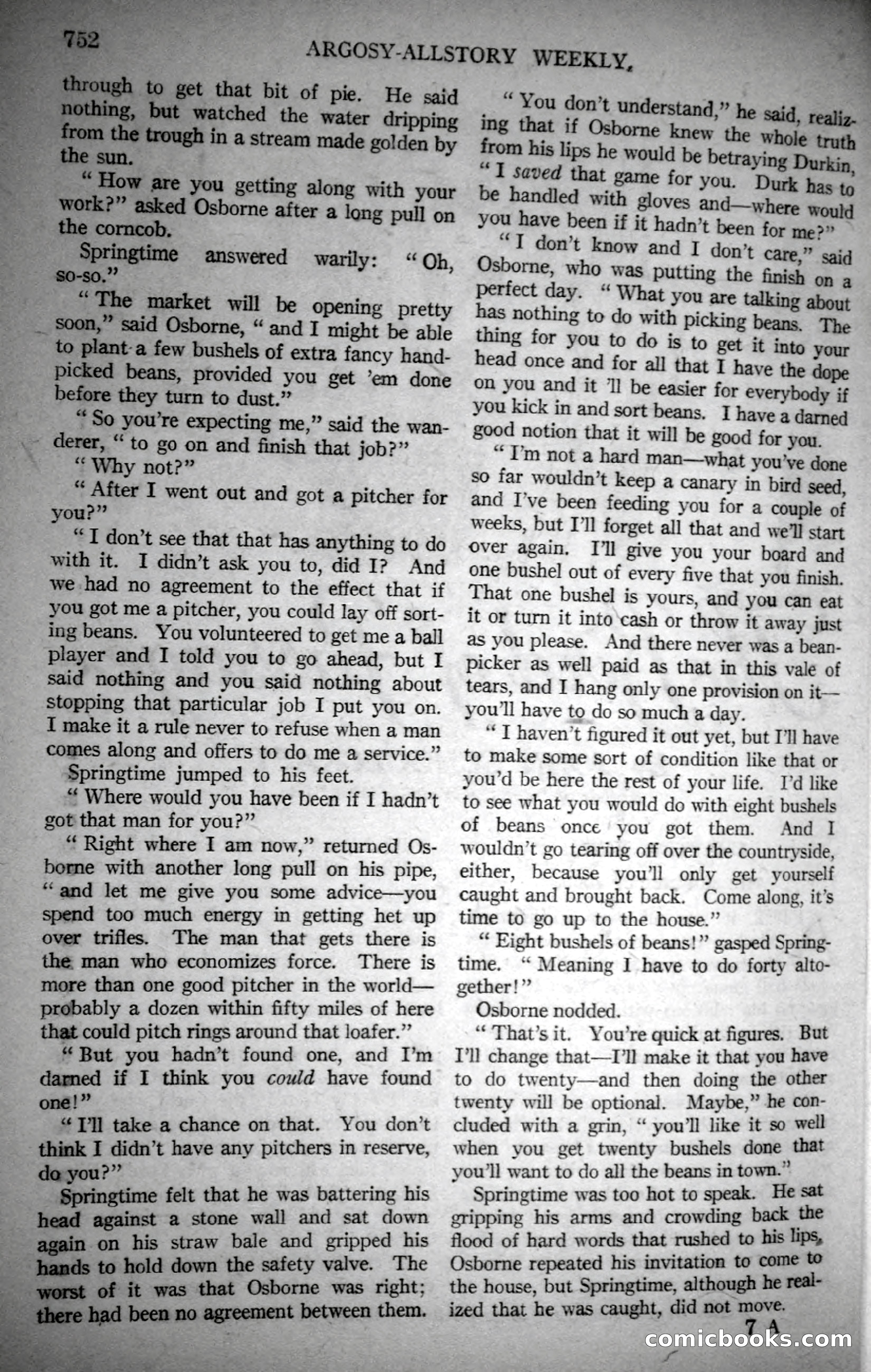 Argosy All-Story Weekly, October 28, 1922 — page 122 of 176