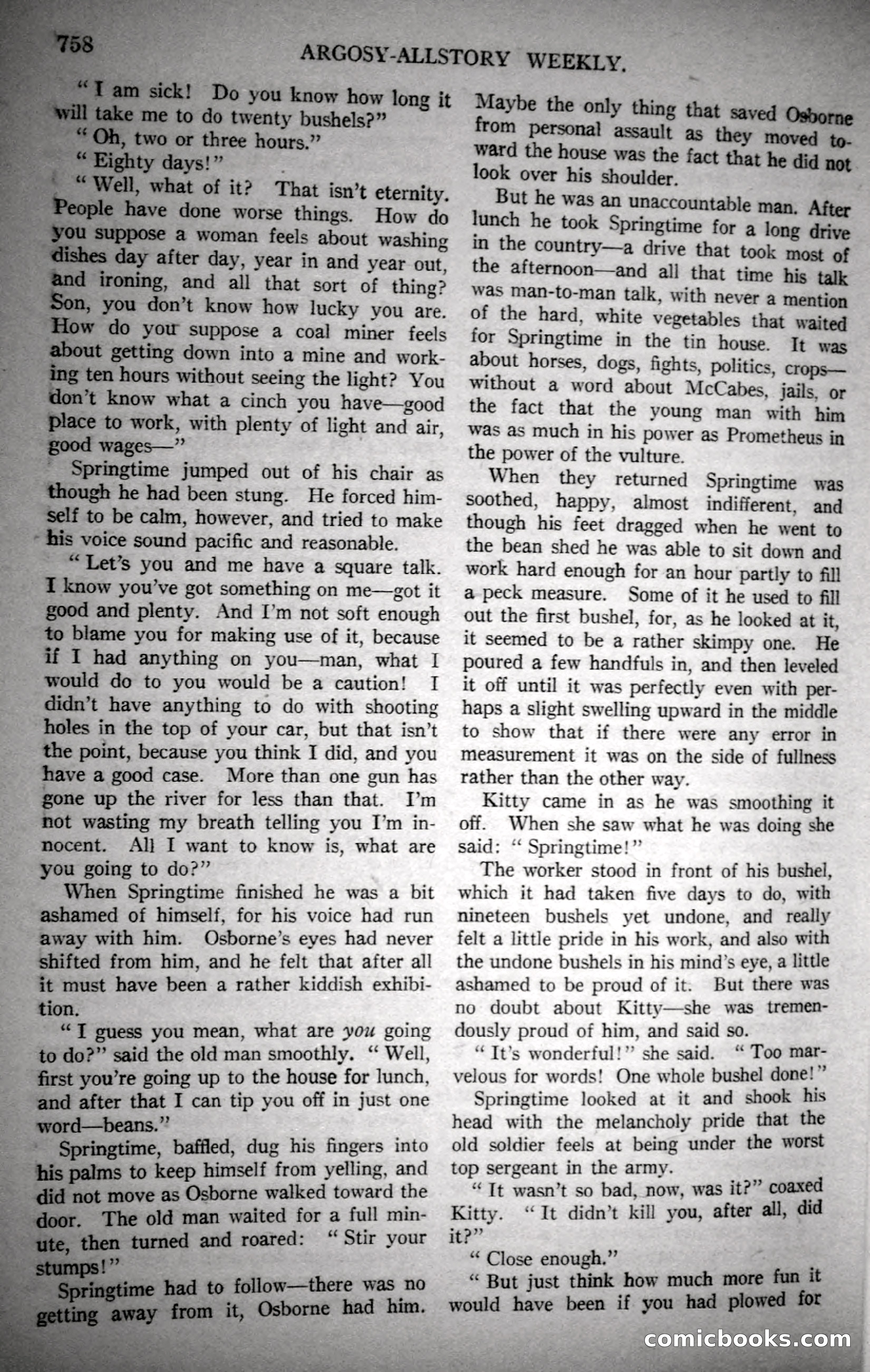Argosy All-Story Weekly, October 28, 1922 — page 128 of 176