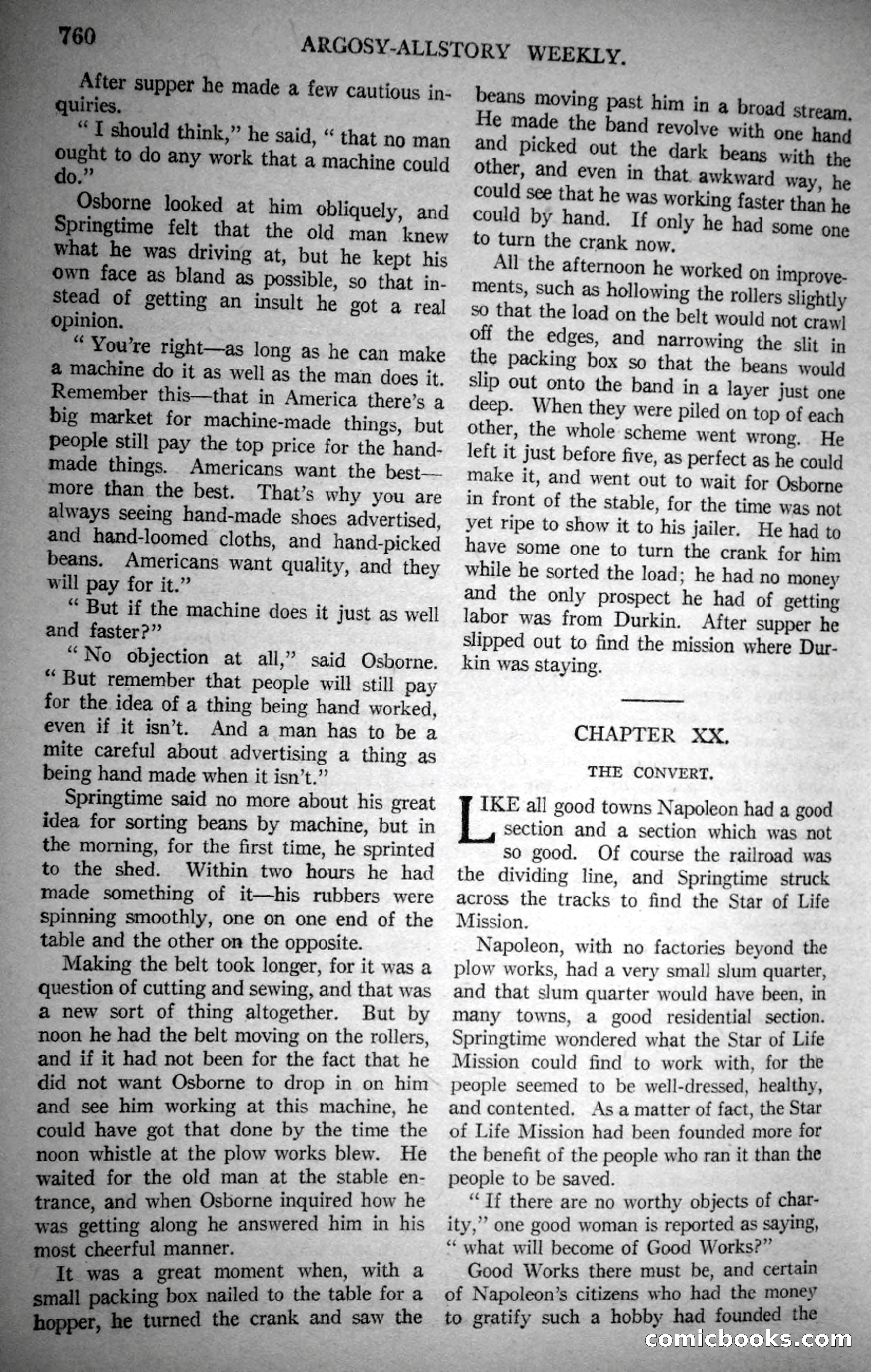Argosy All-Story Weekly, October 28, 1922 — page 130 of 176