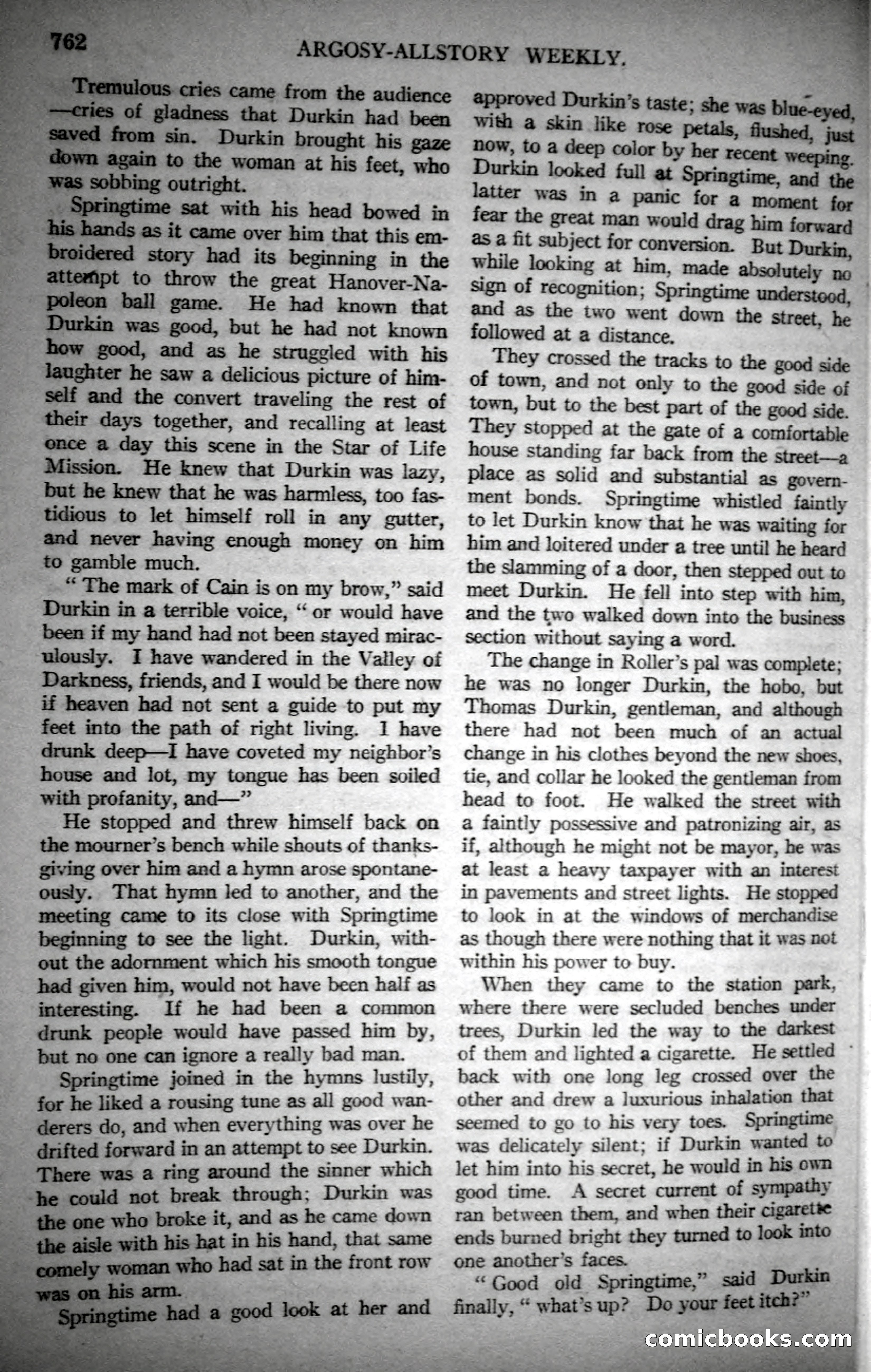 Argosy All-Story Weekly, October 28, 1922 — page 132 of 176