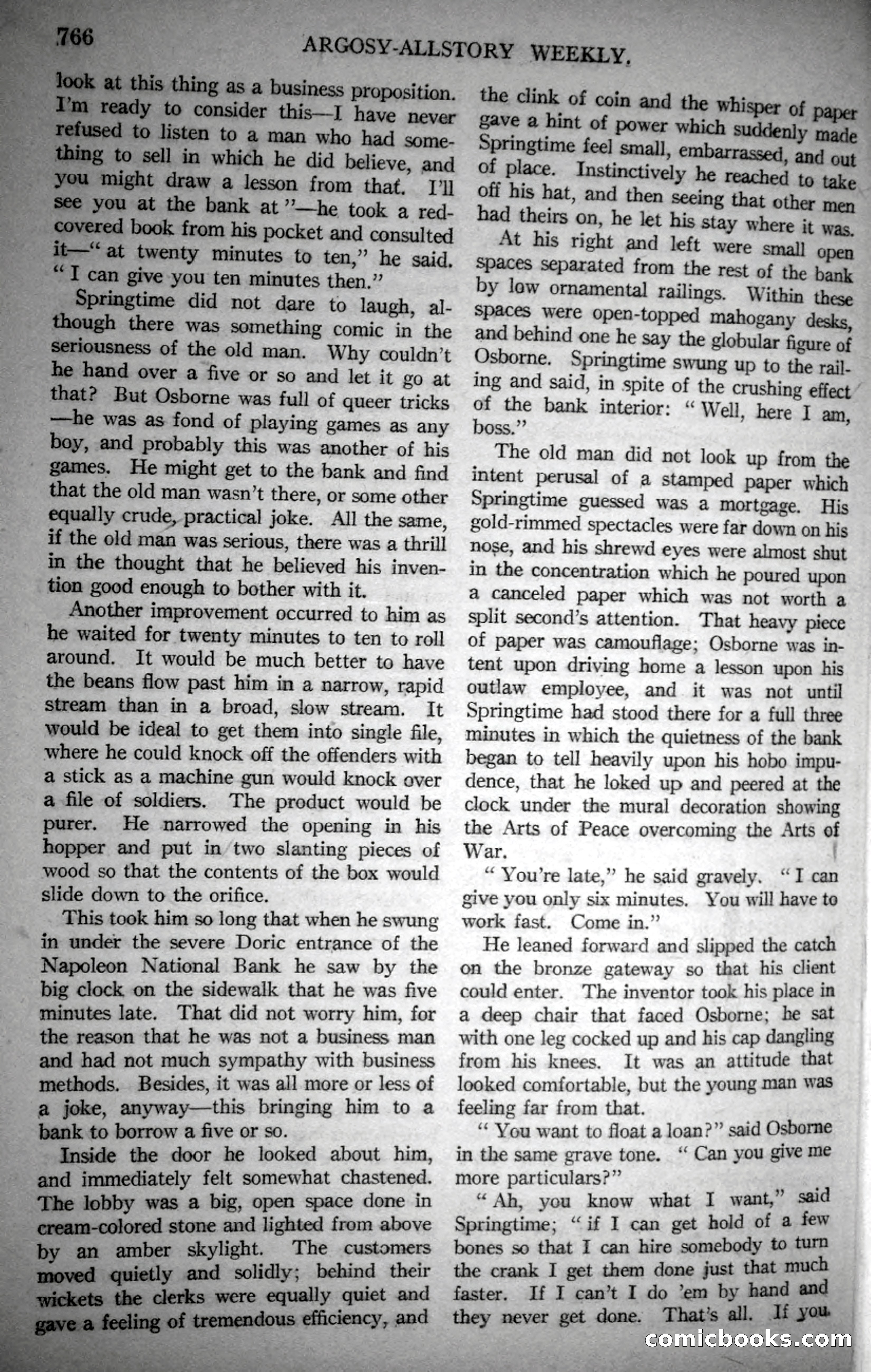 Argosy All-Story Weekly, October 28, 1922 — page 136 of 176
