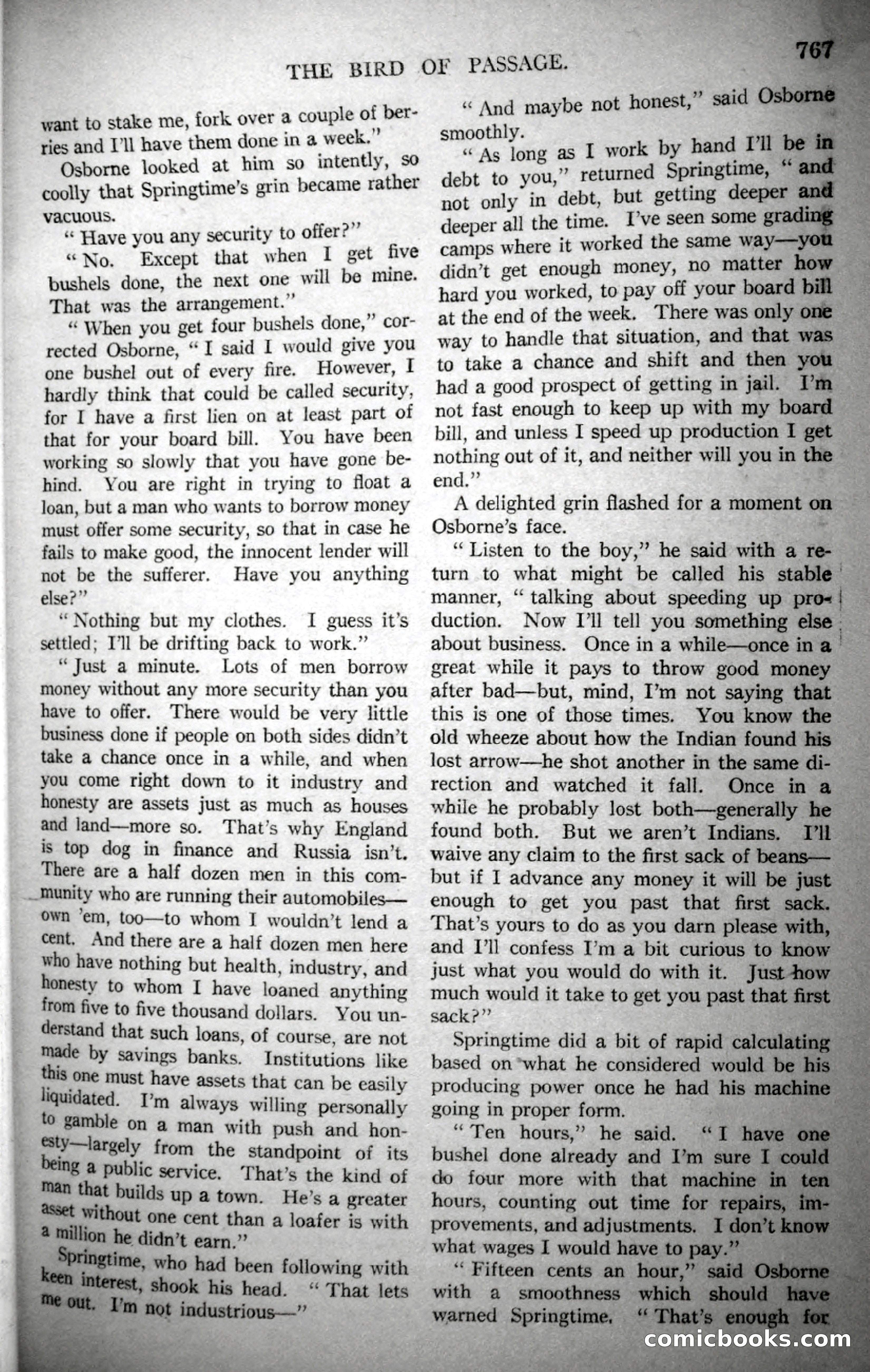 Argosy All-Story Weekly, October 28, 1922 — page 137 of 176
