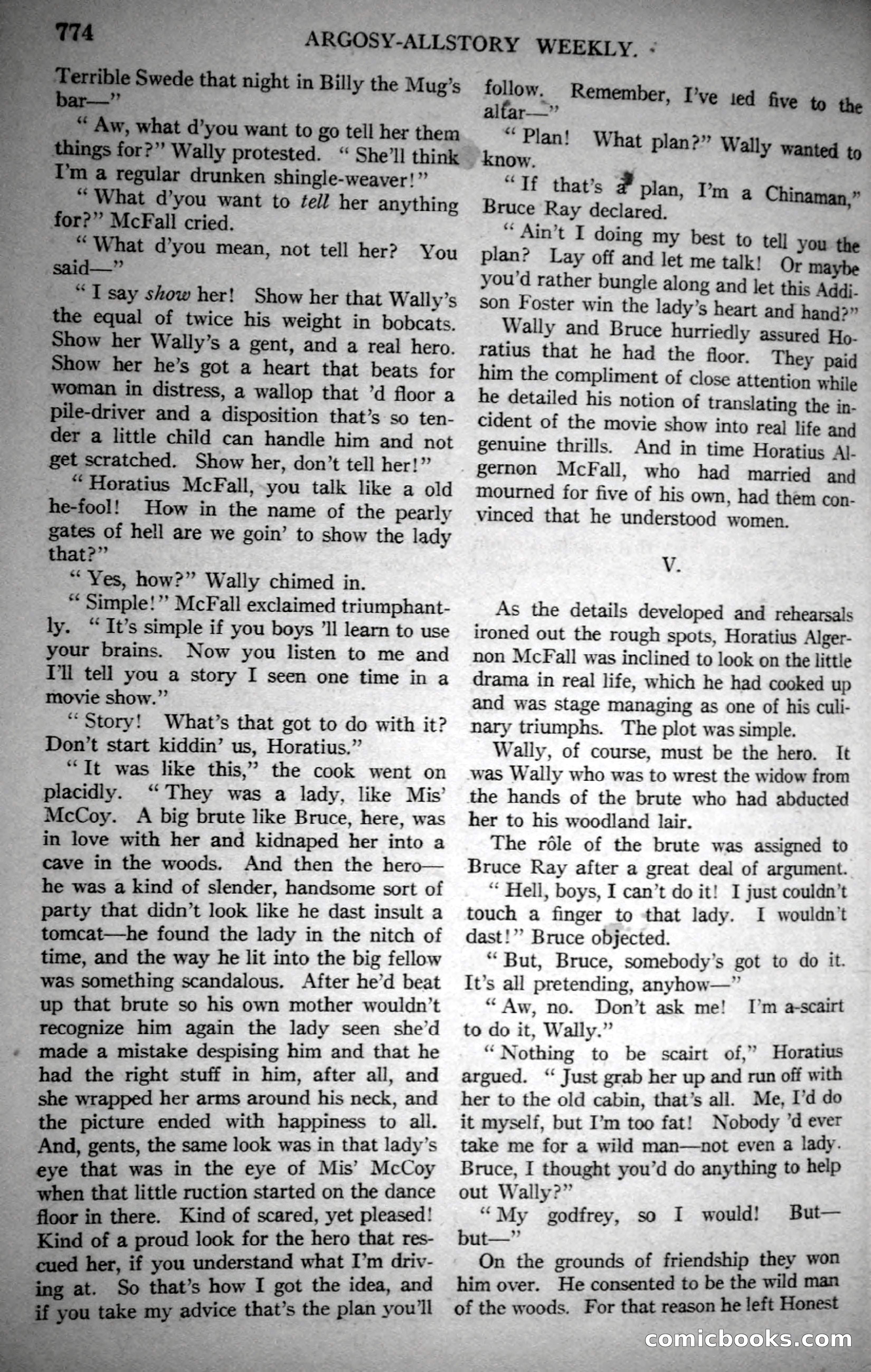 Argosy All-Story Weekly, October 28, 1922 — page 144 of 176