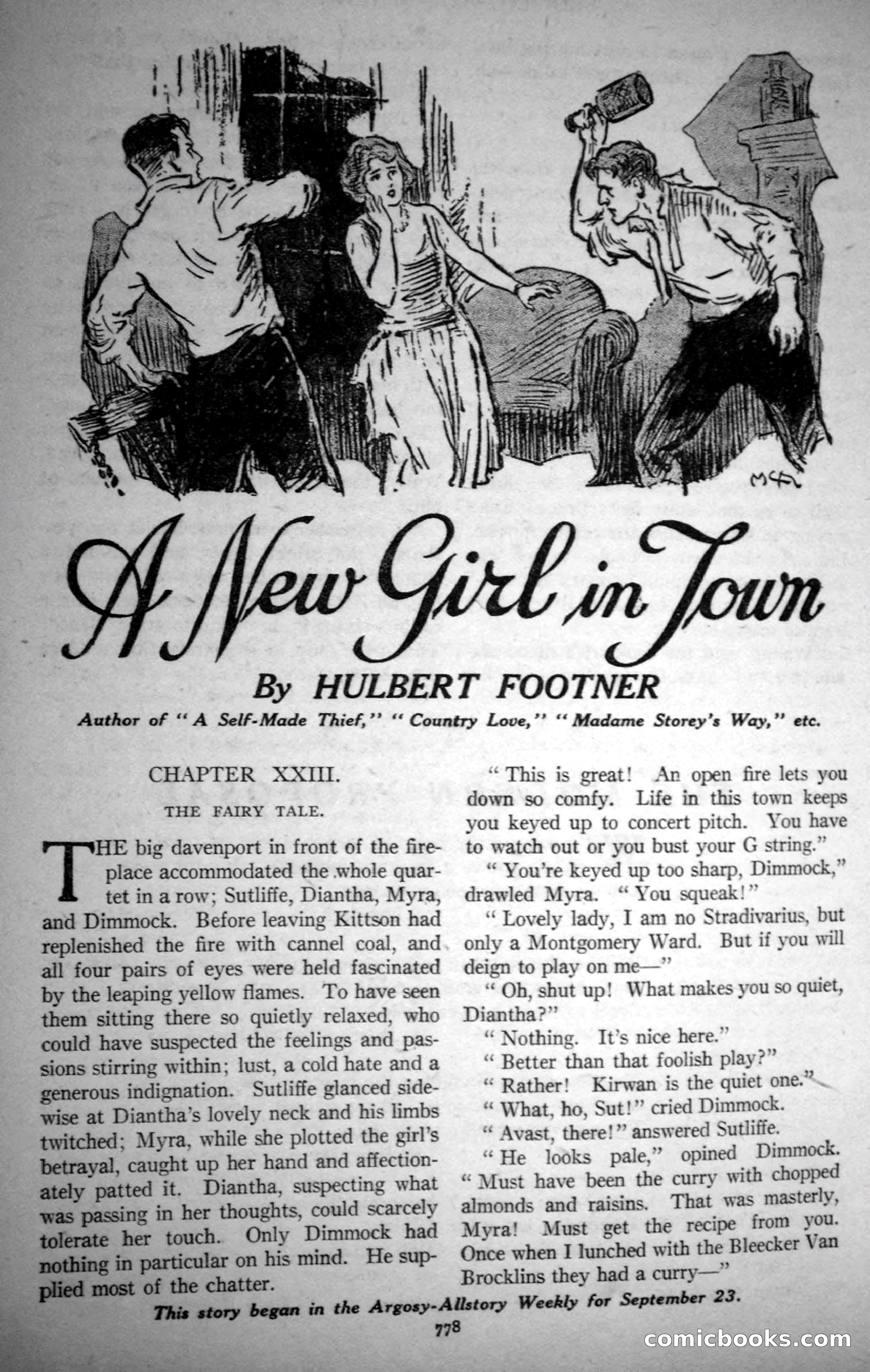 Argosy All-Story Weekly, October 28, 1922 — page 148 of 176