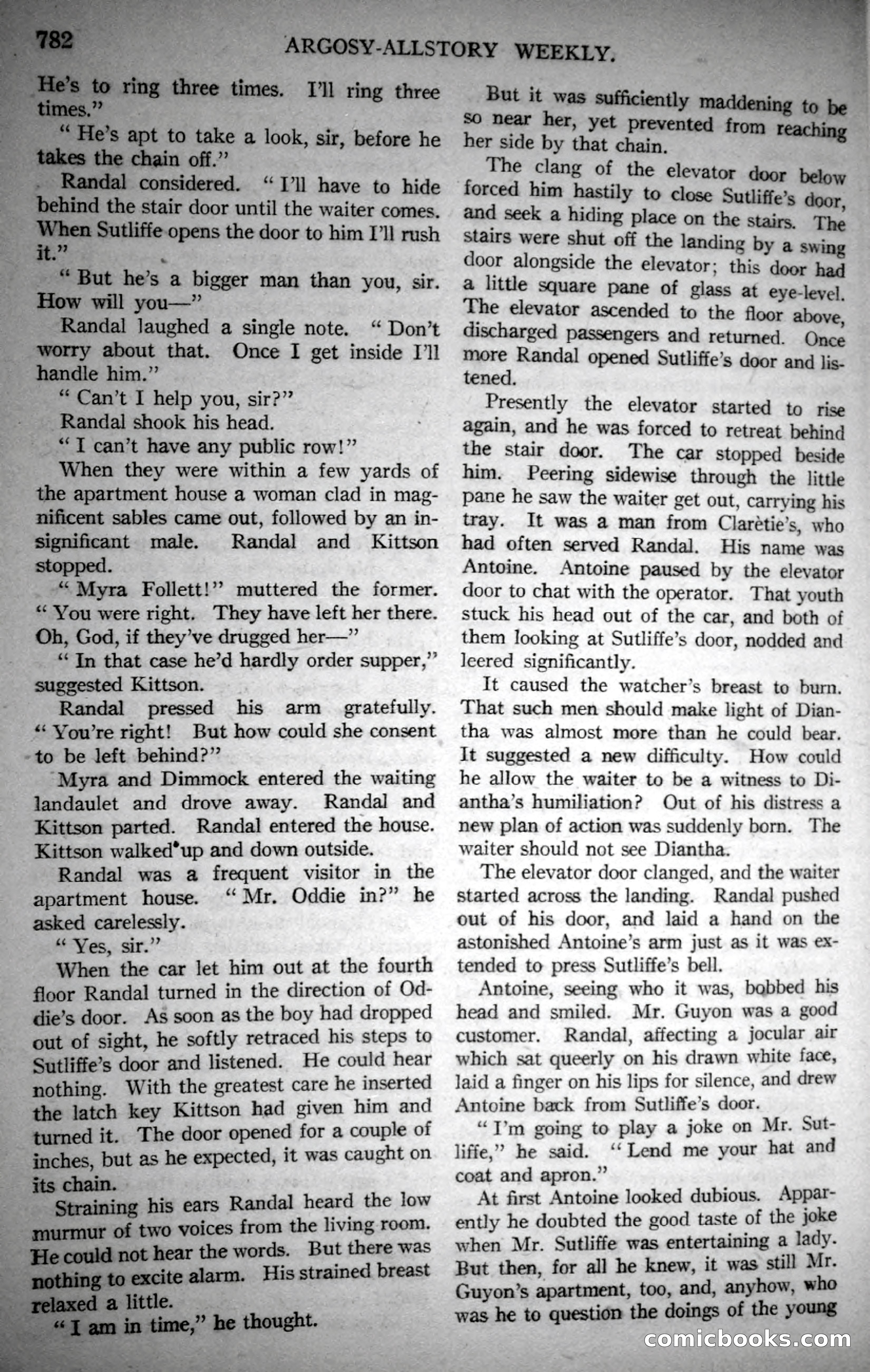 Argosy All-Story Weekly, October 28, 1922 — page 152 of 176