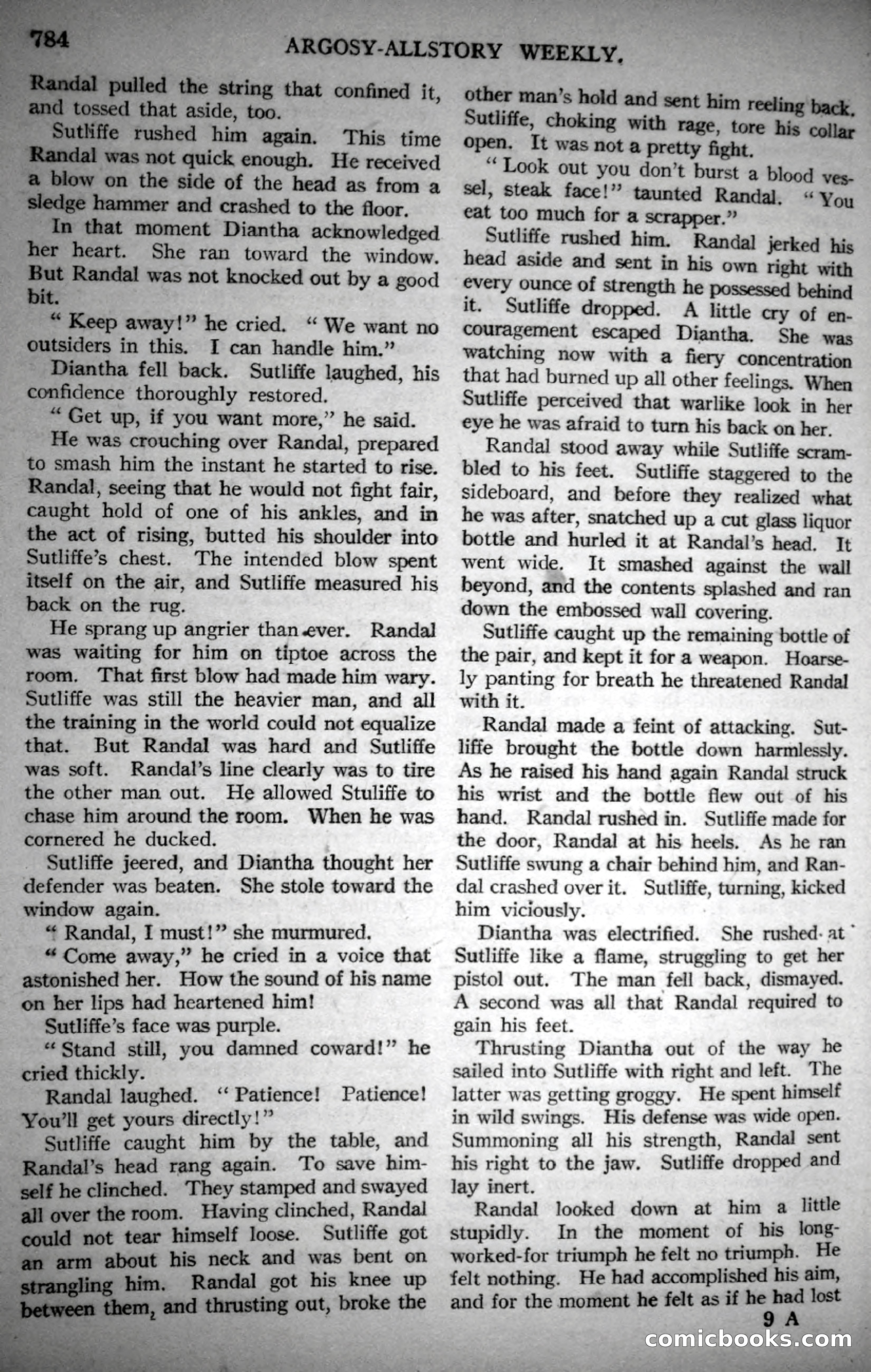 Argosy All-Story Weekly, October 28, 1922 — page 154 of 176