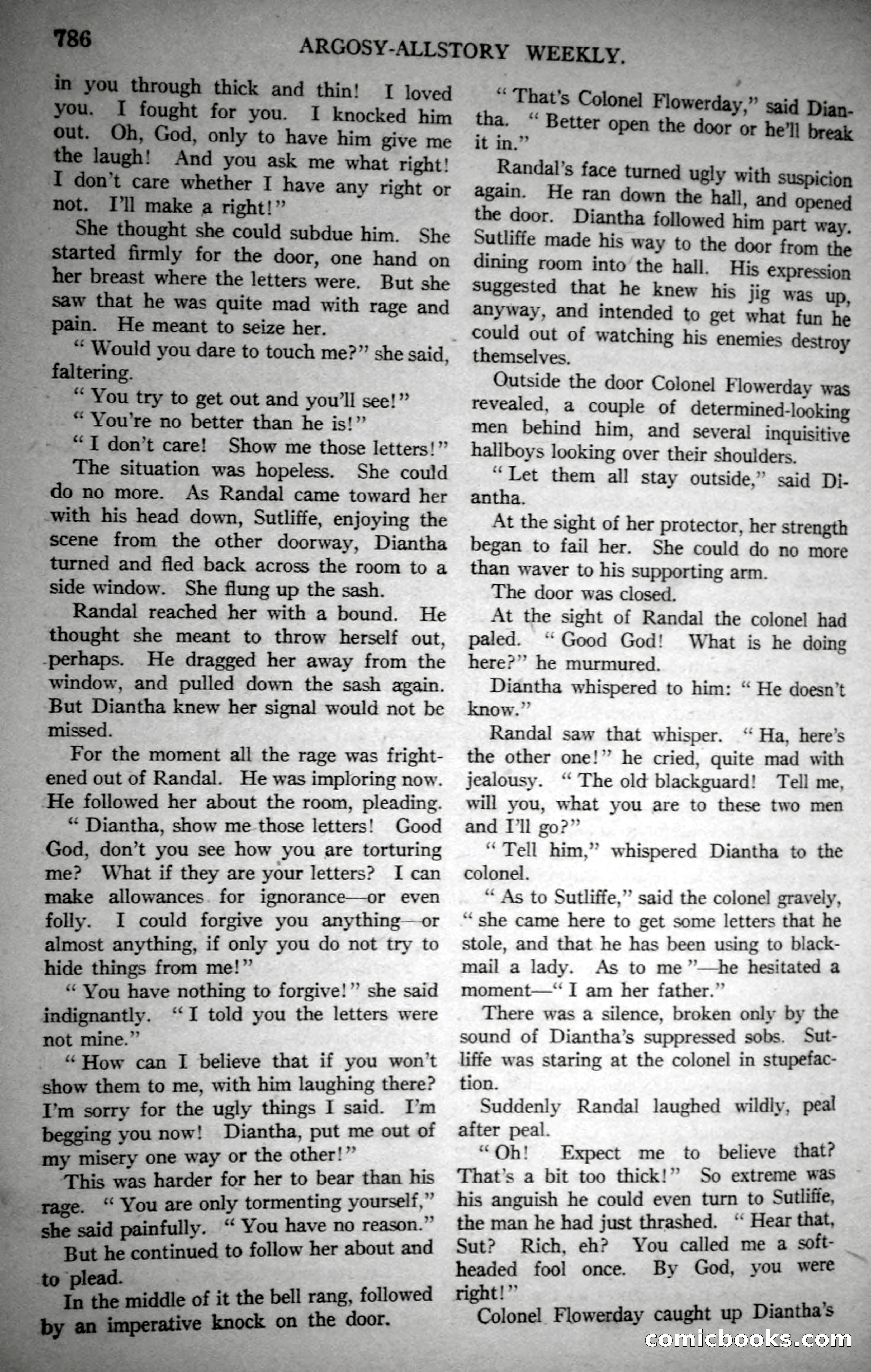 Argosy All-Story Weekly, October 28, 1922 — page 156 of 176