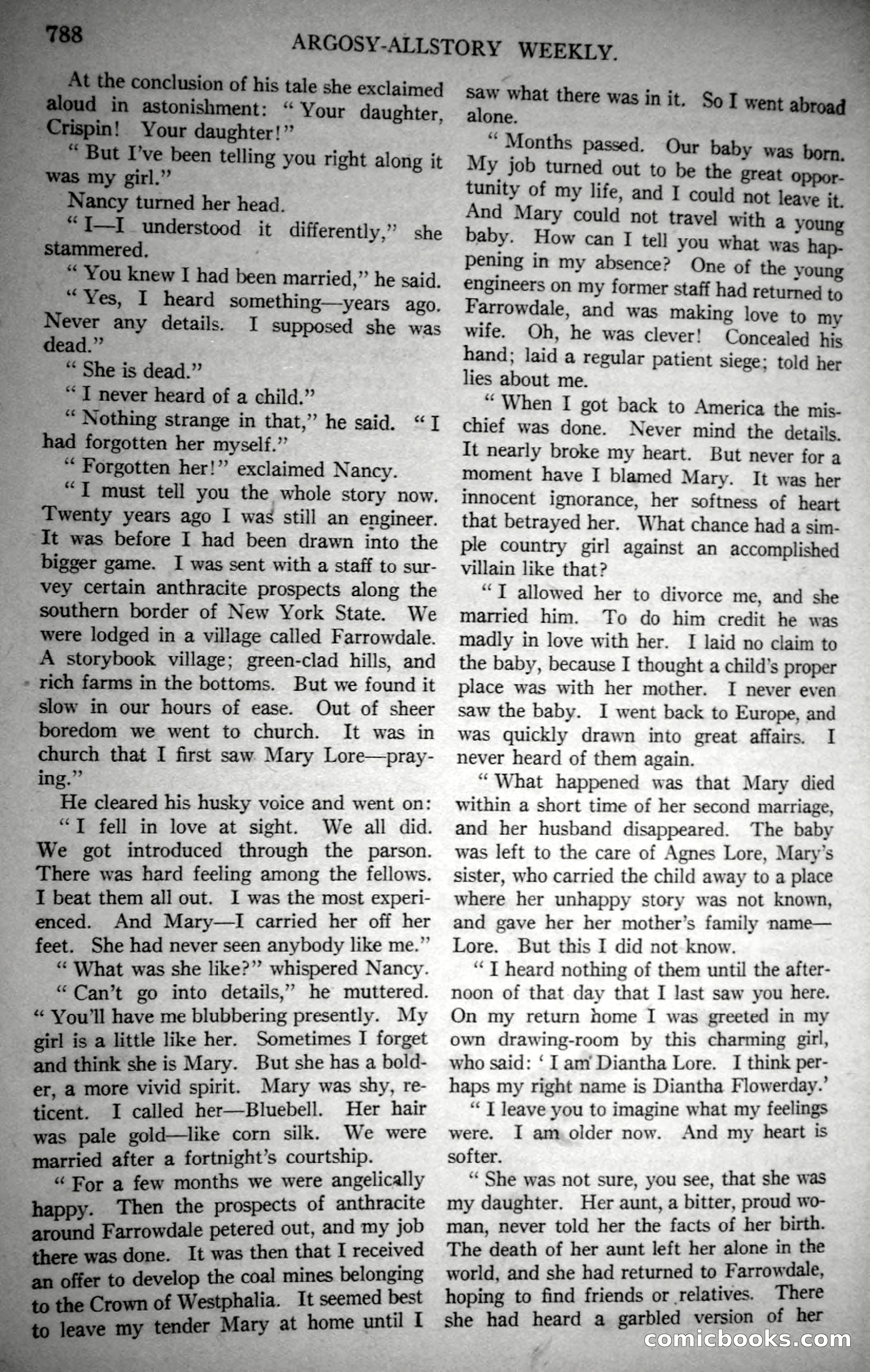Argosy All-Story Weekly, October 28, 1922 — page 158 of 176