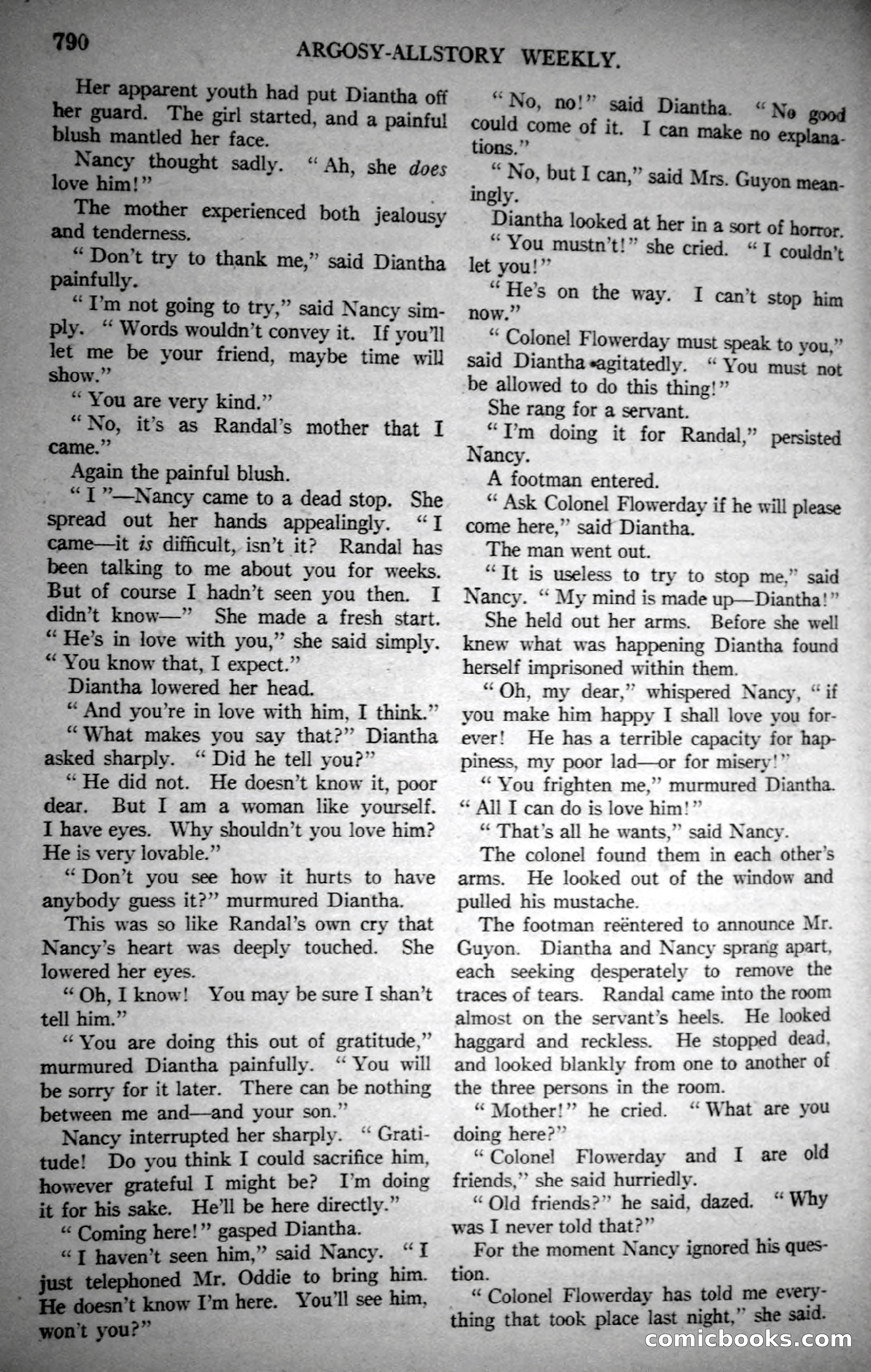 Argosy All-Story Weekly, October 28, 1922 — page 160 of 176