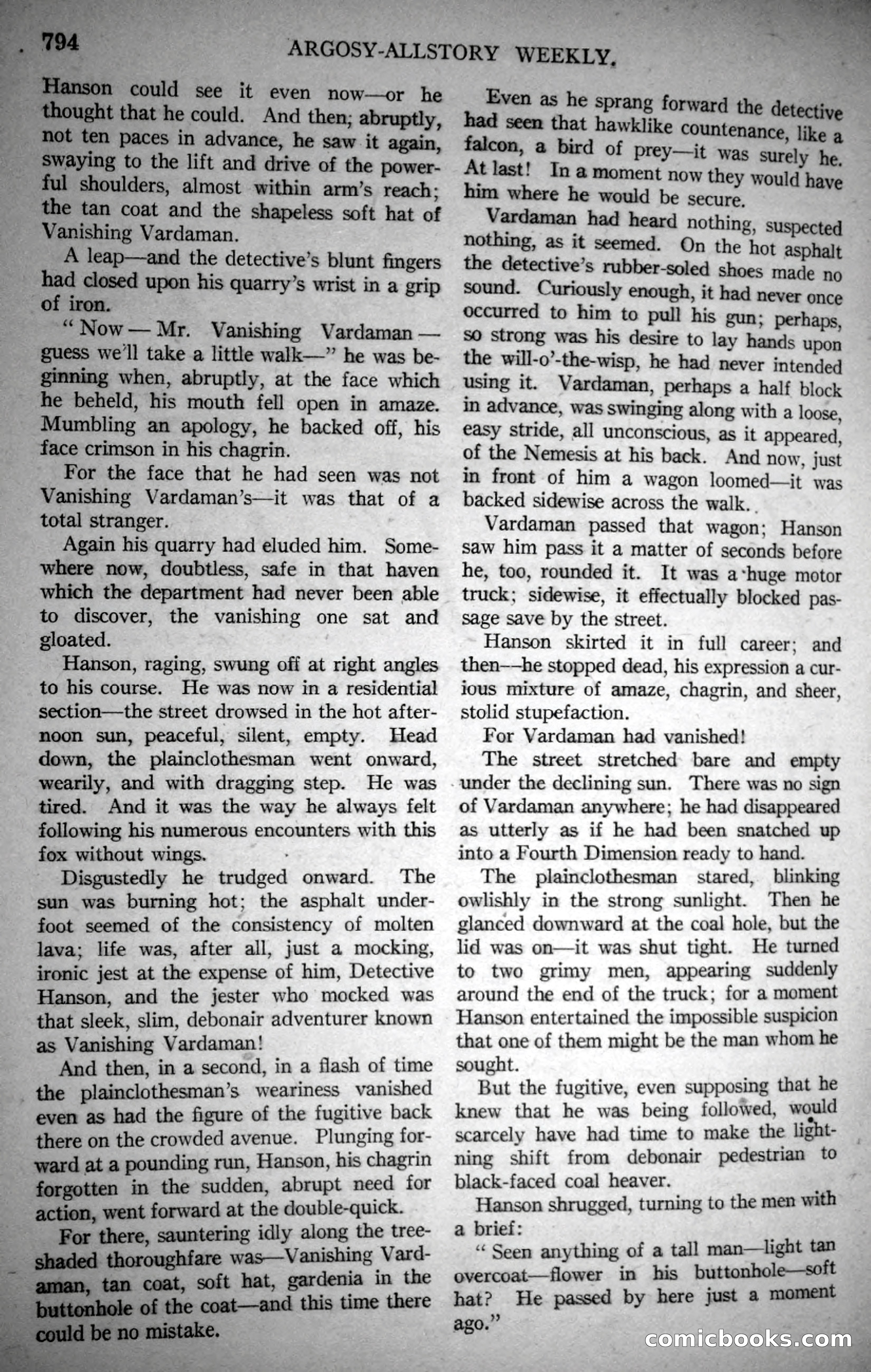 Argosy All-Story Weekly, October 28, 1922 — page 164 of 176