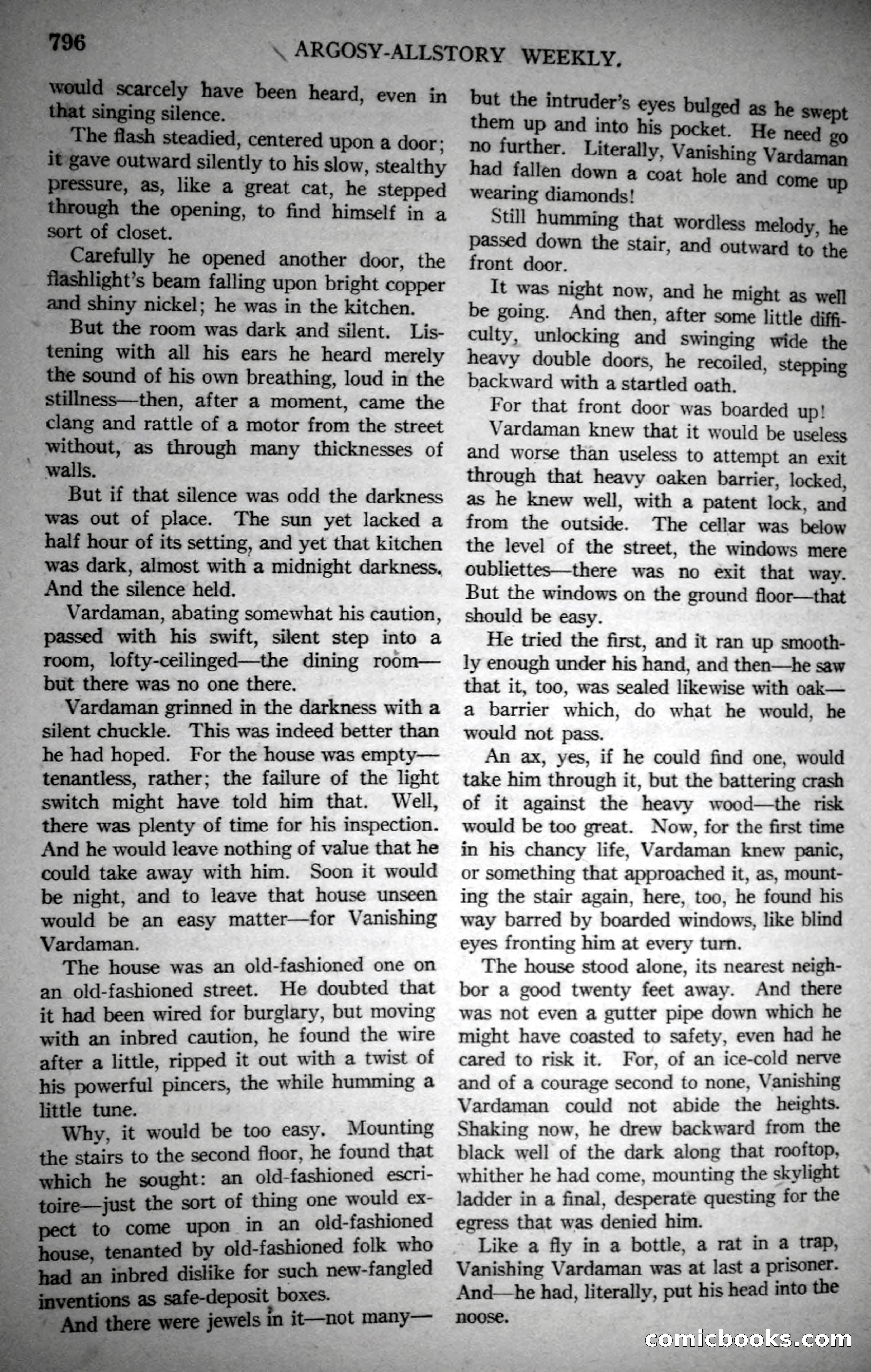 Argosy All-Story Weekly, October 28, 1922 — page 166 of 176