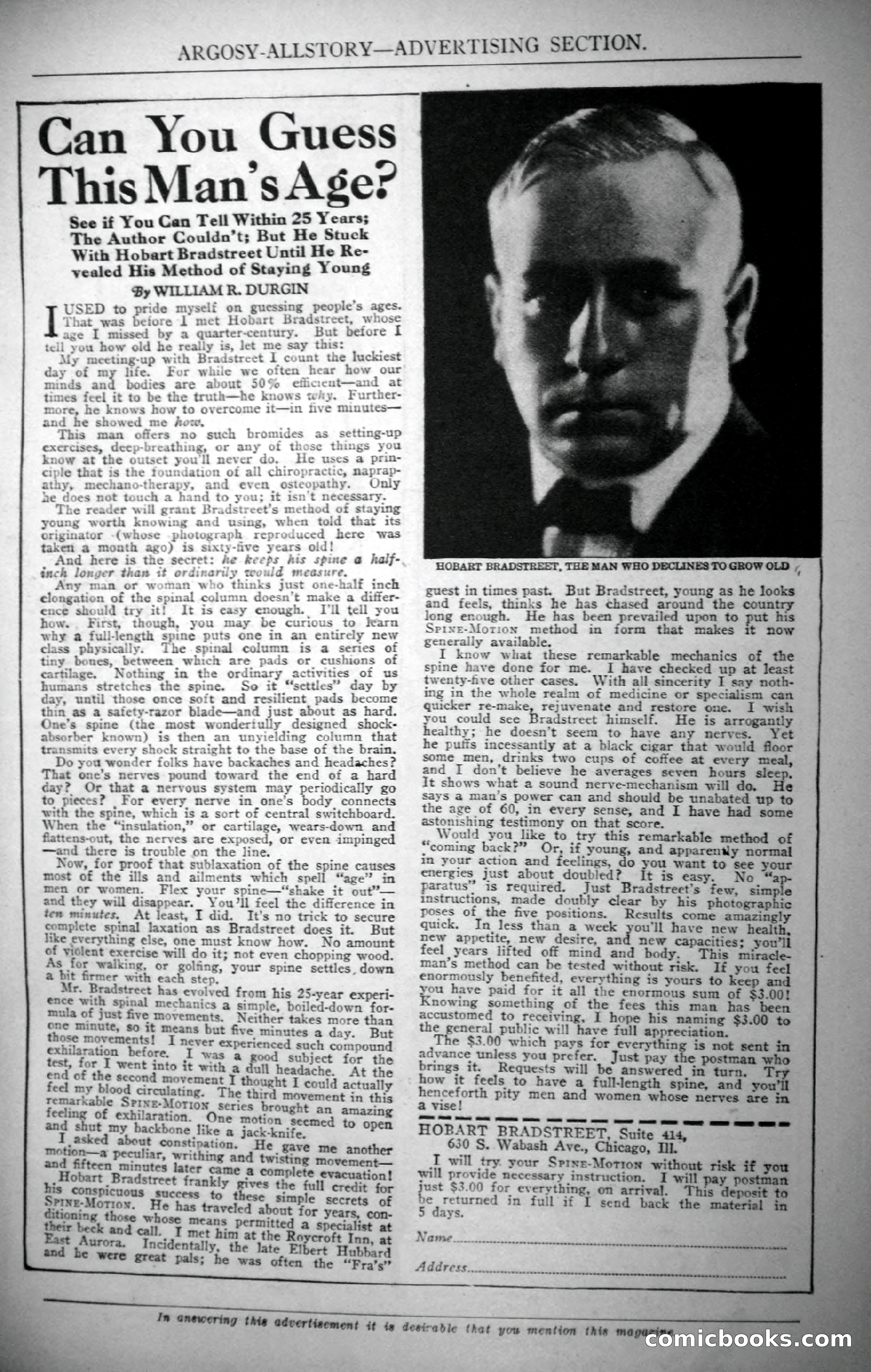 Argosy All-Story Weekly, October 28, 1922 — page 171 of 176
