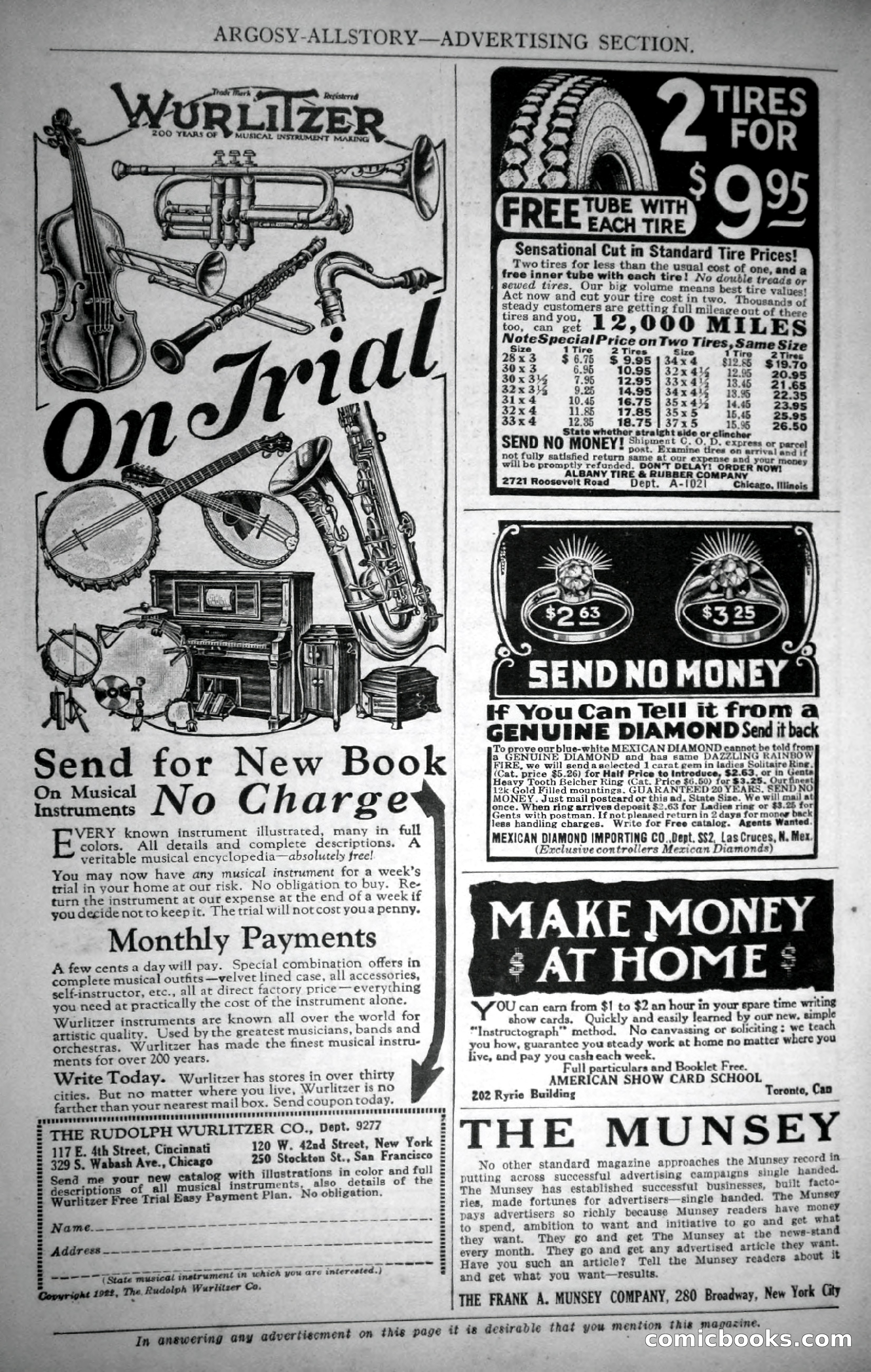 Argosy All-Story Weekly, October 28, 1922 — page 174 of 176