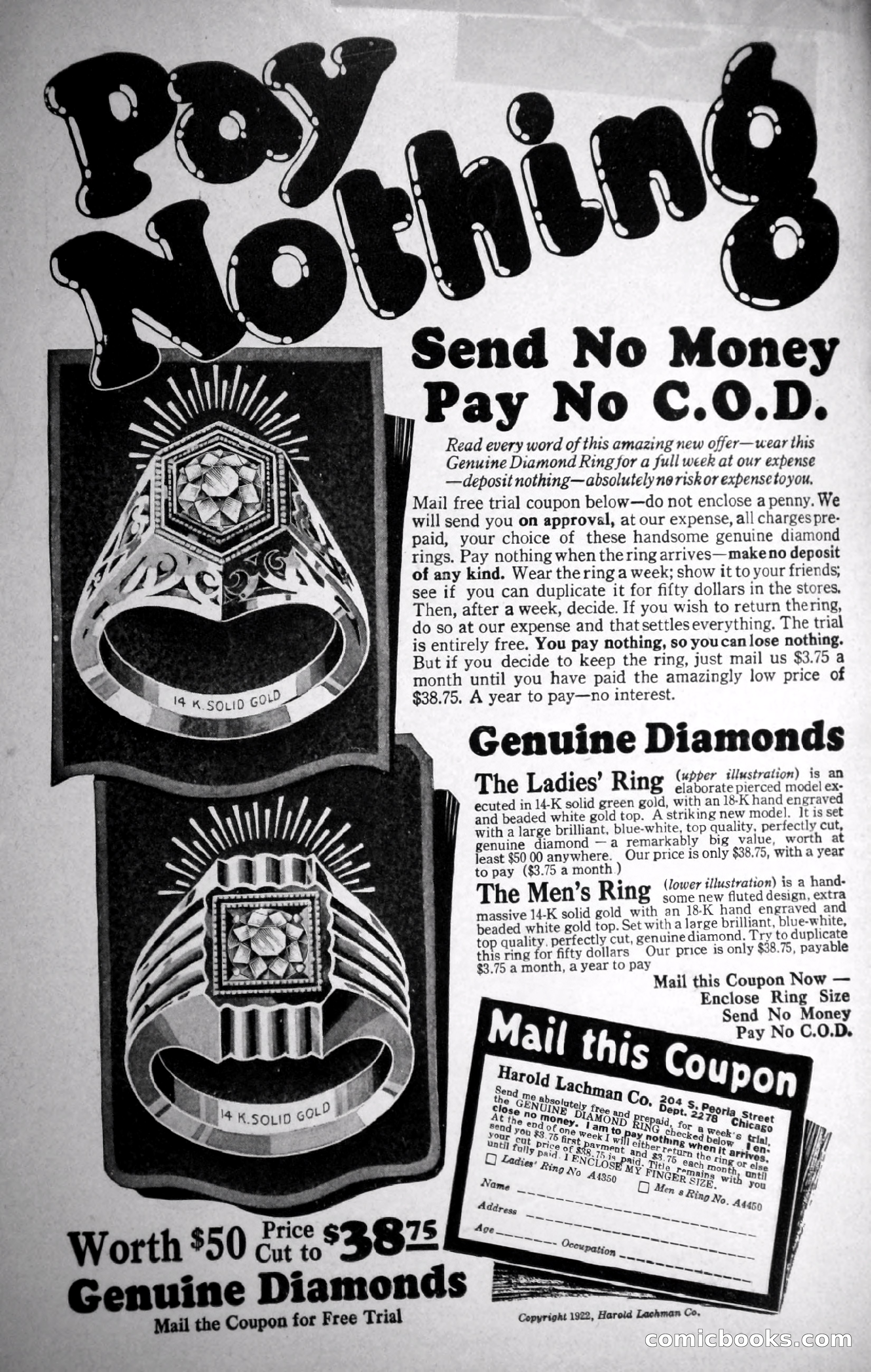 Argosy All-Story Weekly, November 4, 1922 — page 2 of 187