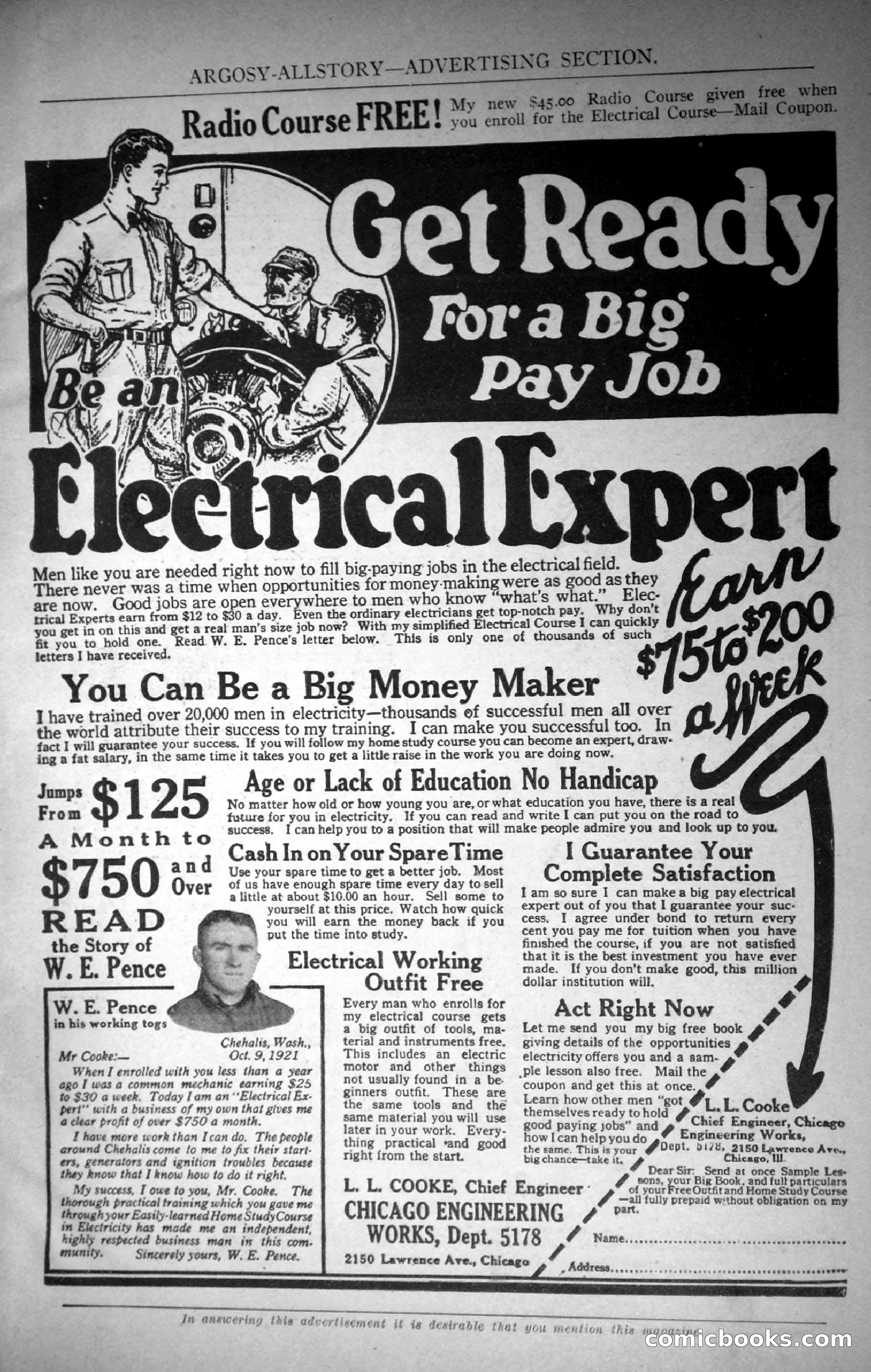 Argosy All-Story Weekly, November 4, 1922 — page 3 of 187